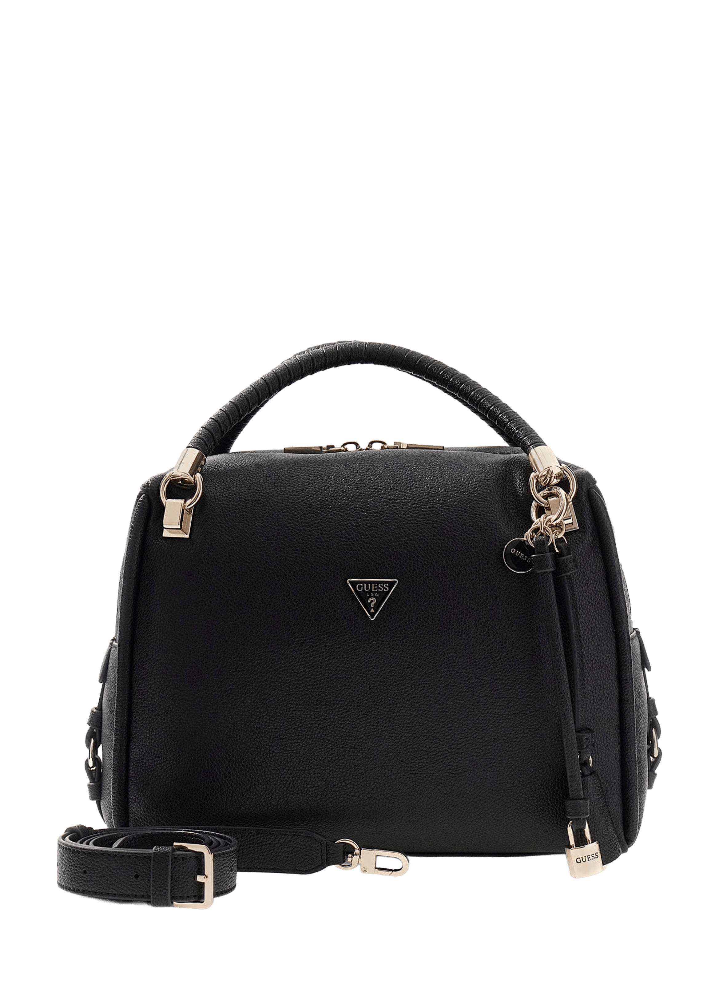 Borsa a tracolla rimovibile Danya GUESS Nero