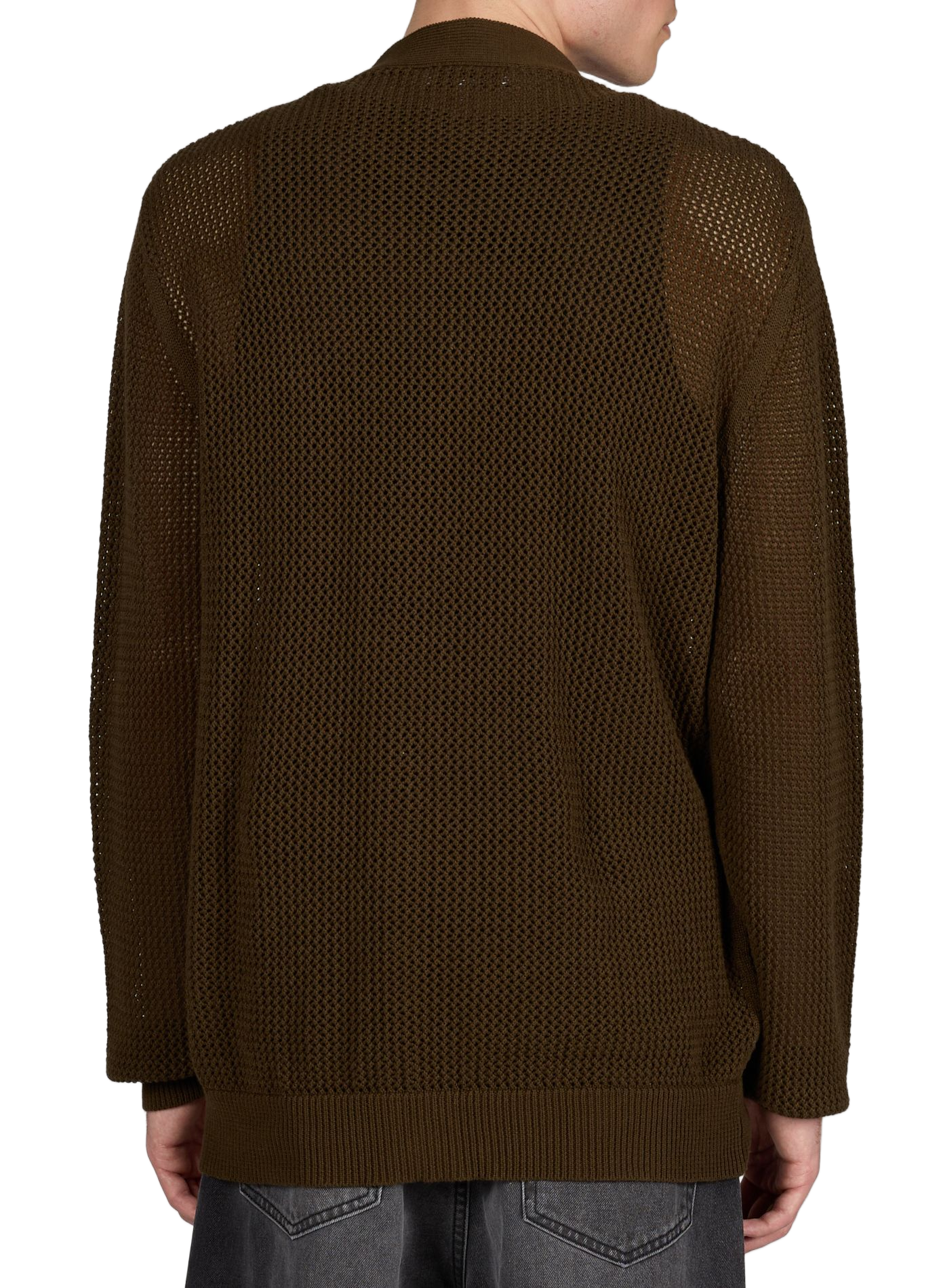 Cardigan Lhomme avec patch coeur MAISON LABICHE Marron