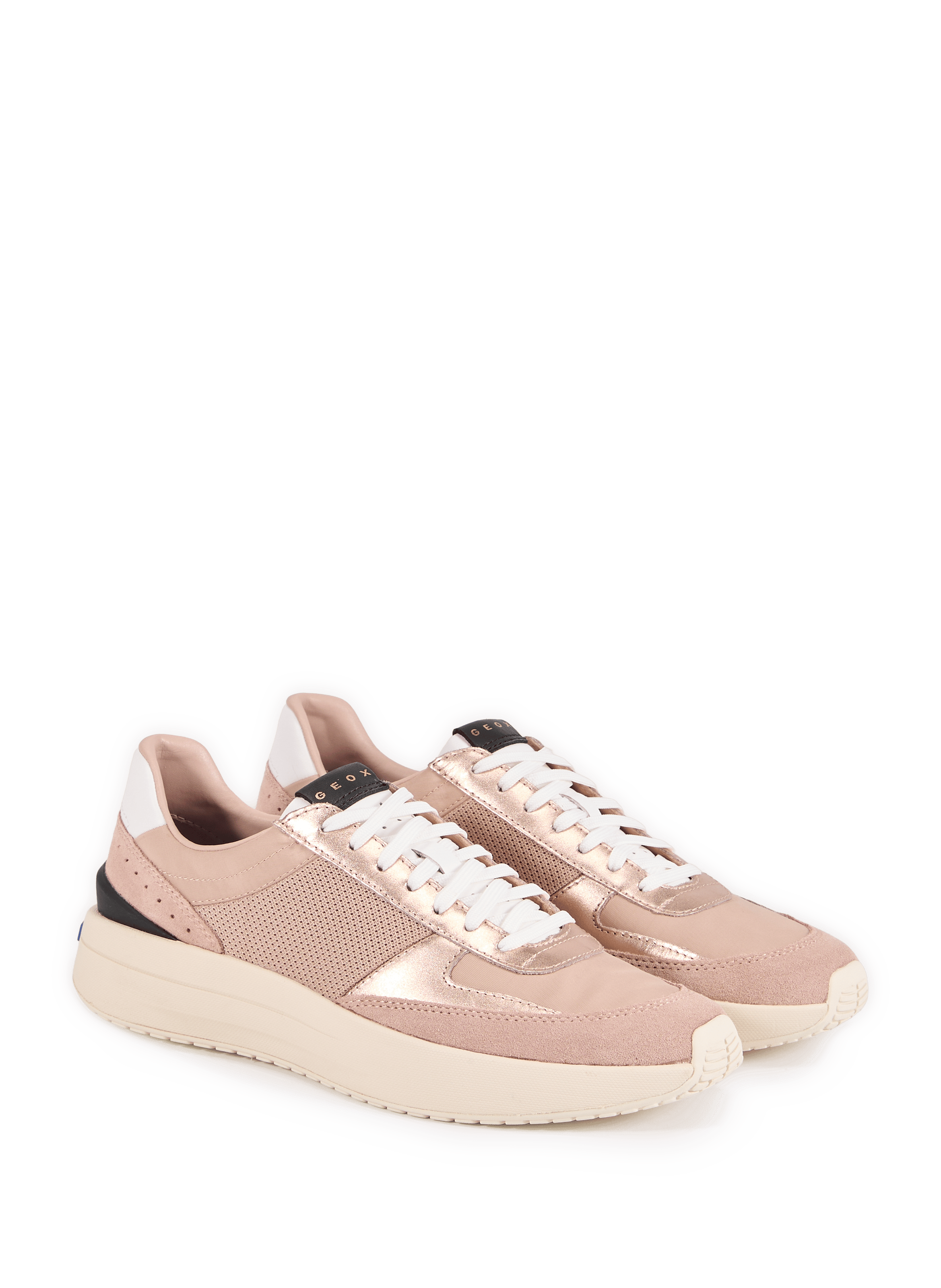 Baskets Gxrn en cuir mélangé GEOX Rose