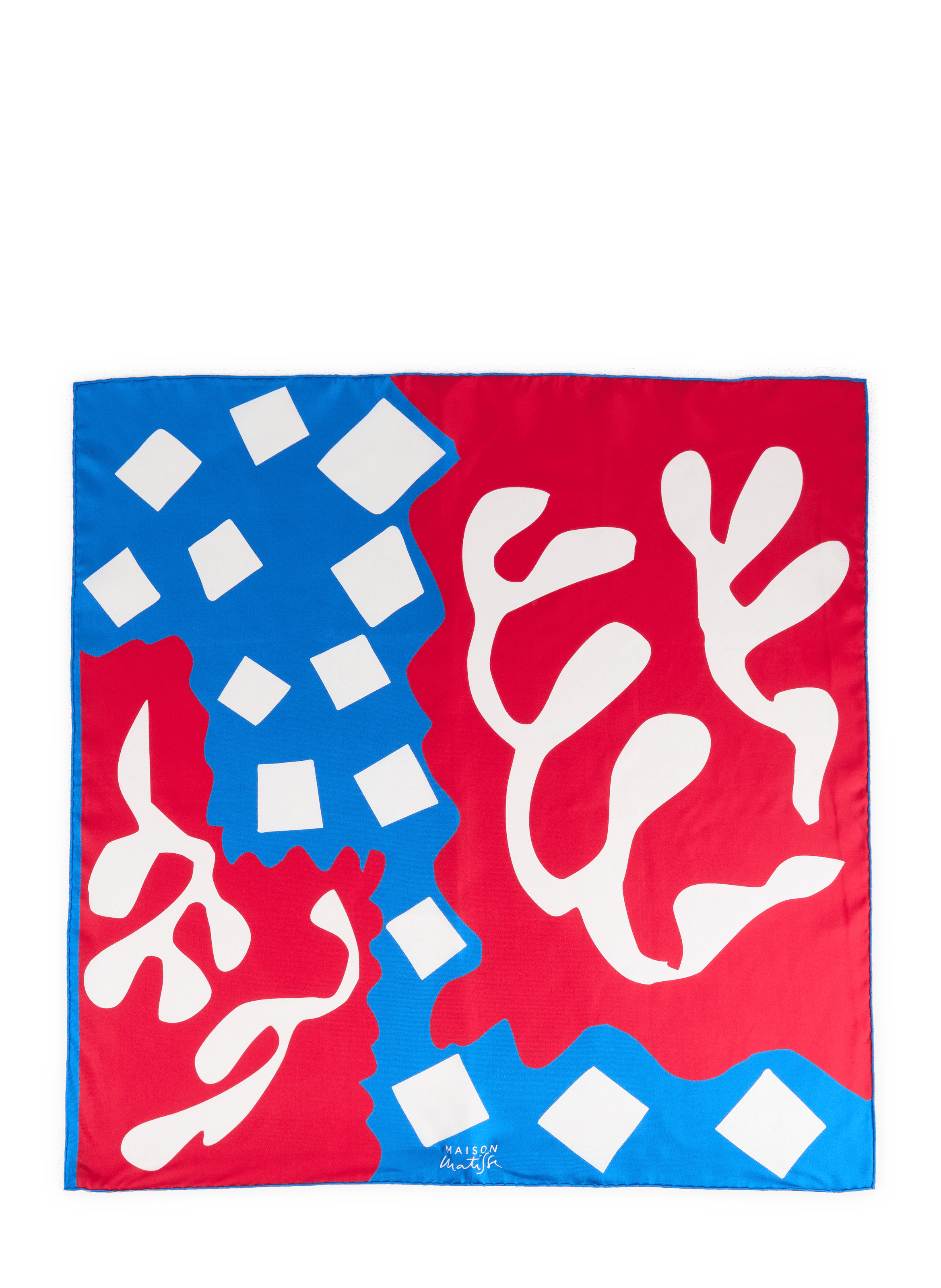 Matisse Autumn Silk Scarf PETRUSSE Blue