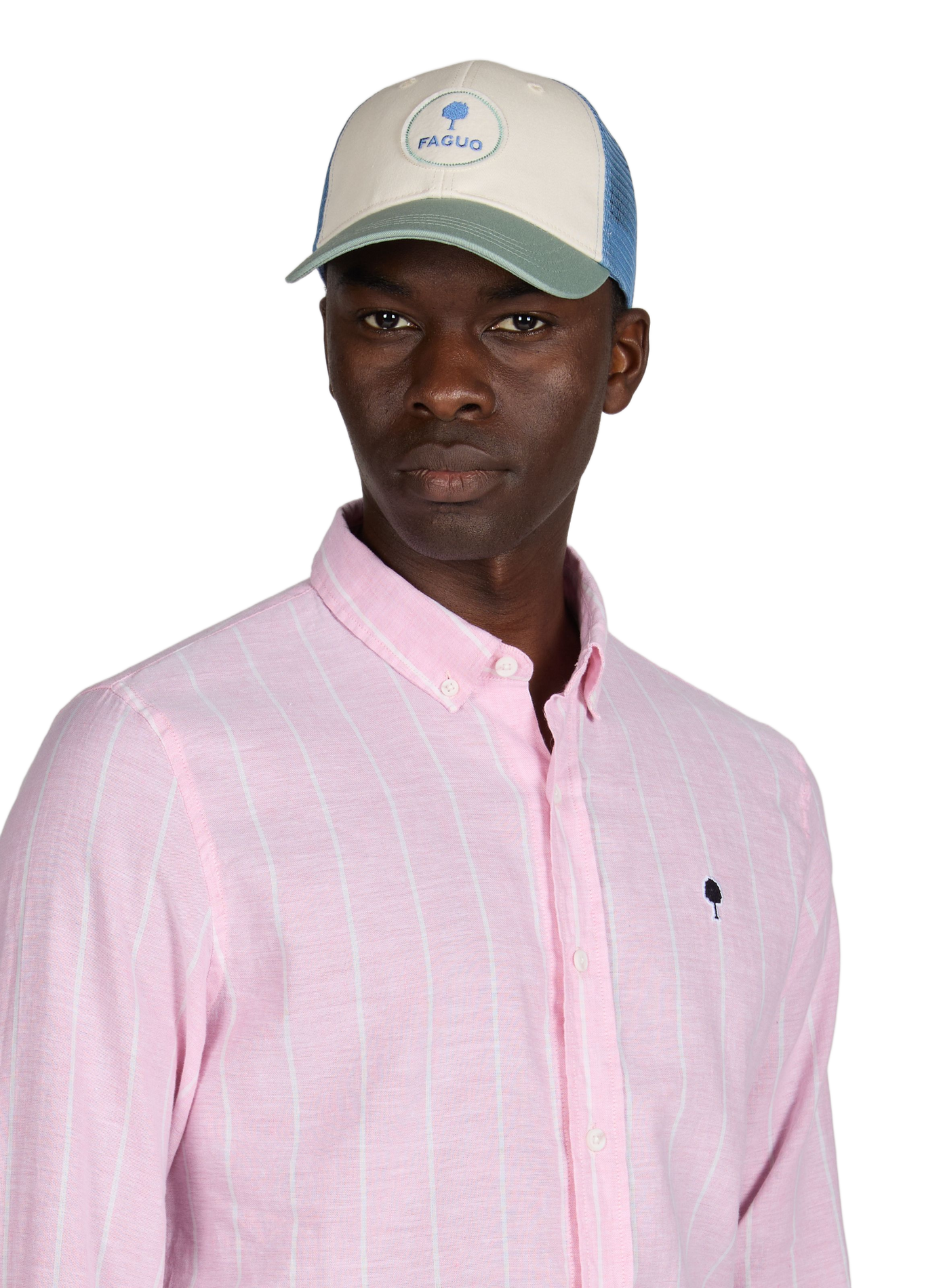 Casquette Trucker en coton recyclé FAGUO Multicolore