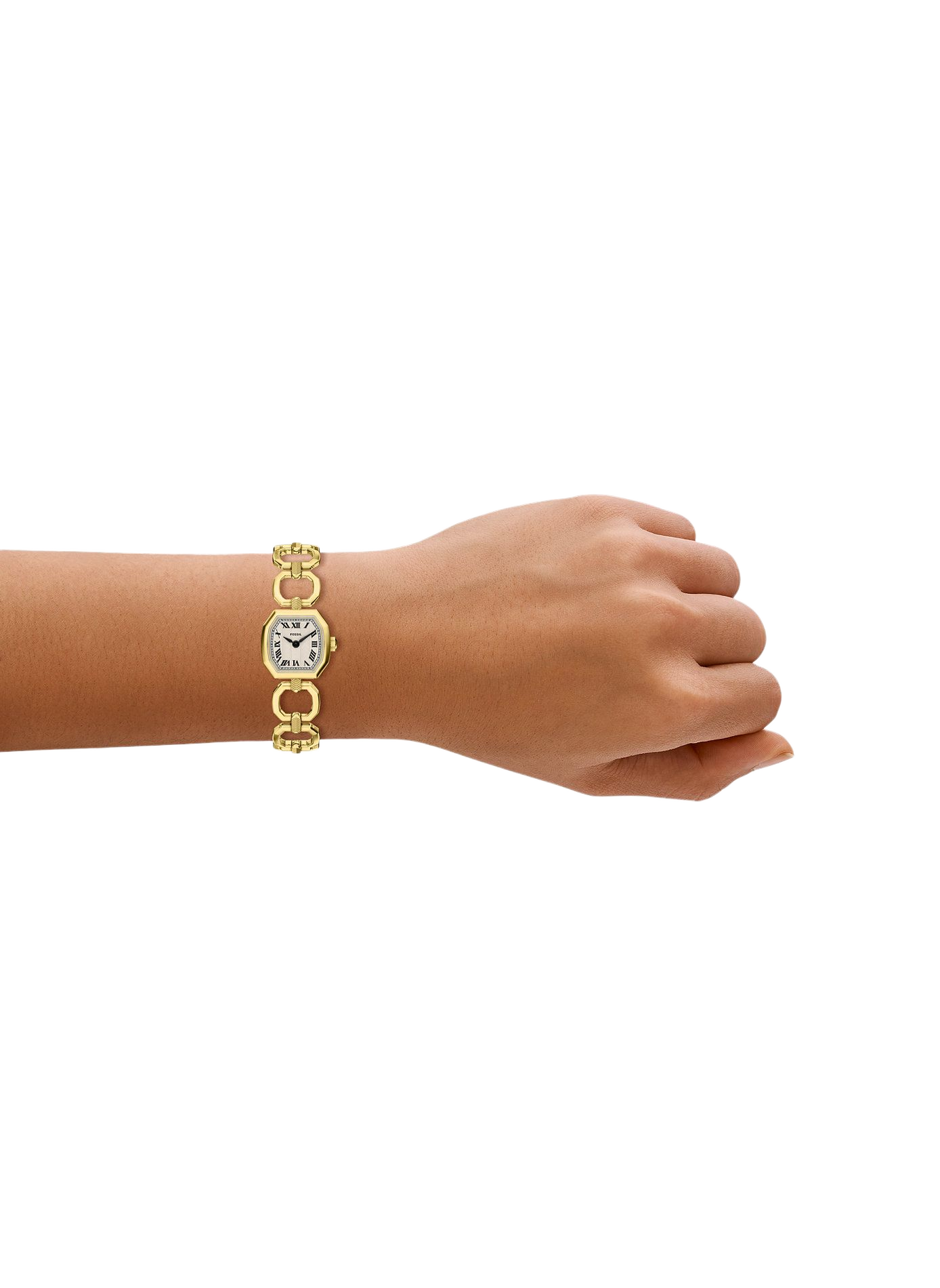Montre quartz Harlow mini en acier inoxydable FOSSIL Beige