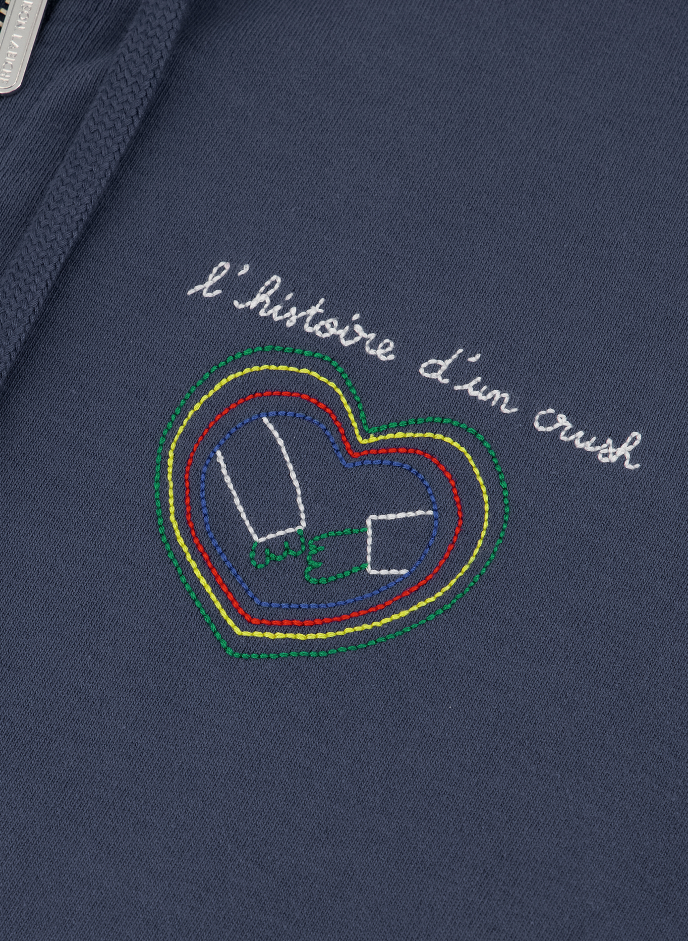 Cotton Hooded Sweatshirt MAISON LABICHE Blue