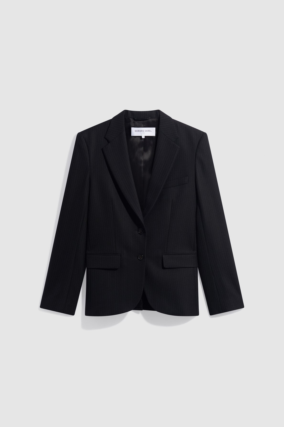 Veste de tailleur à fines rayures - justi GERARD DAREL Noir
