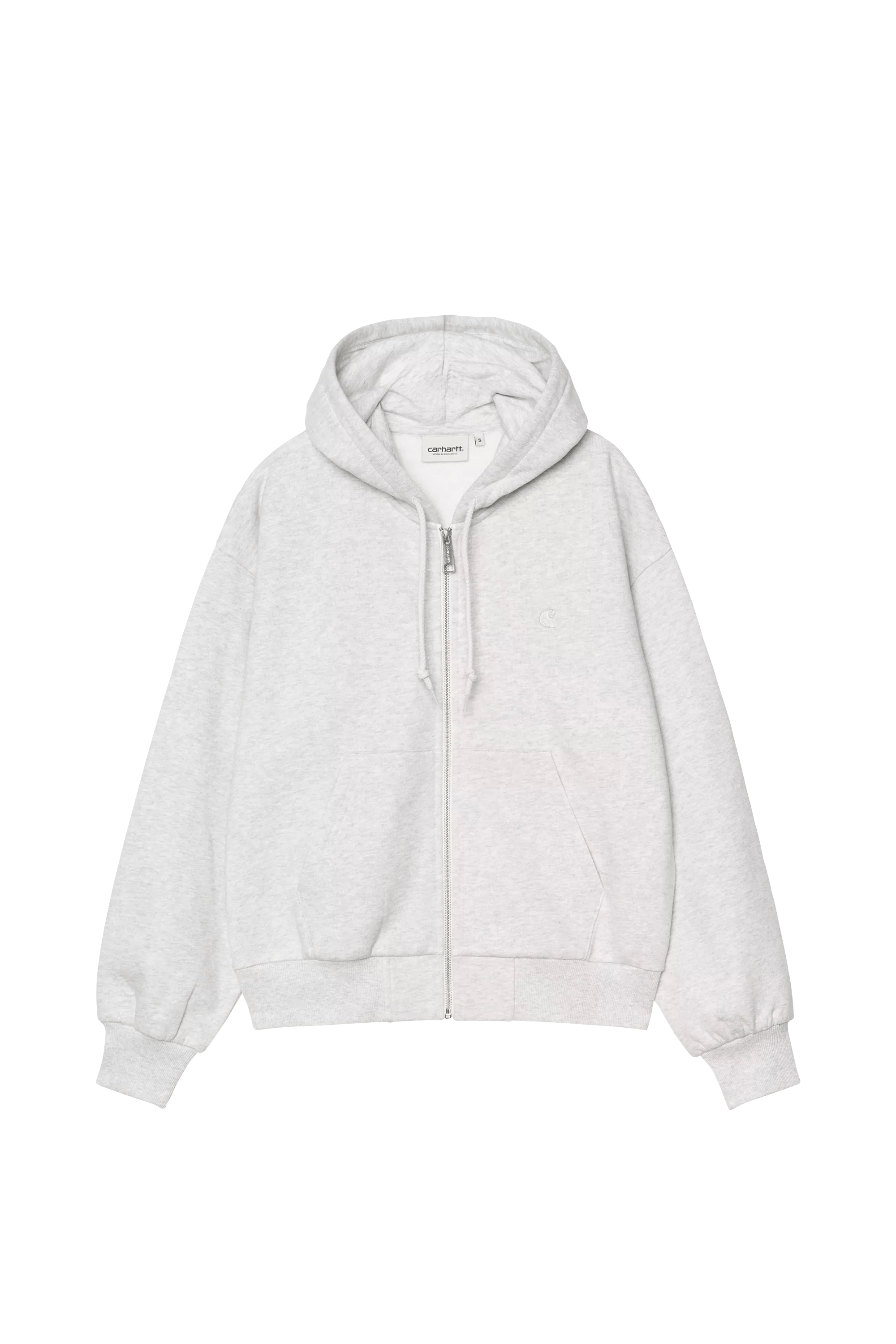 Hoodie w' hooded casey jacket  Ash heather - silver