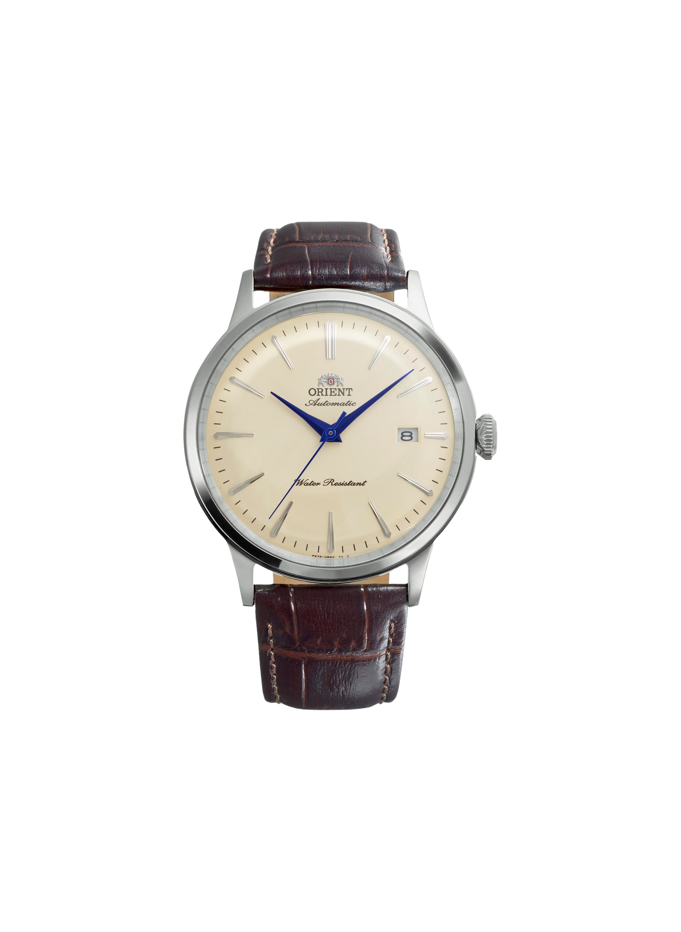 Automatische Bambino Uhr aus Leder ORIENT Beige