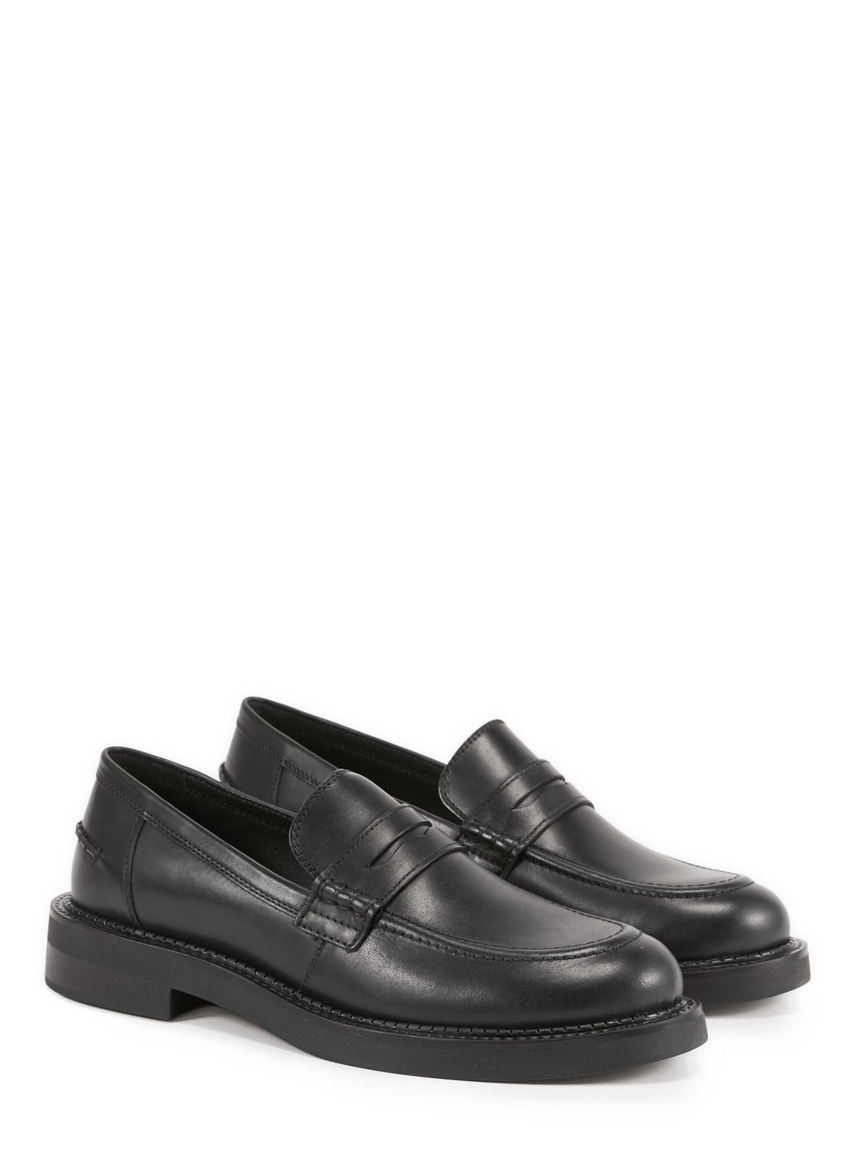 Mocassins en cuir  GEOX Noir