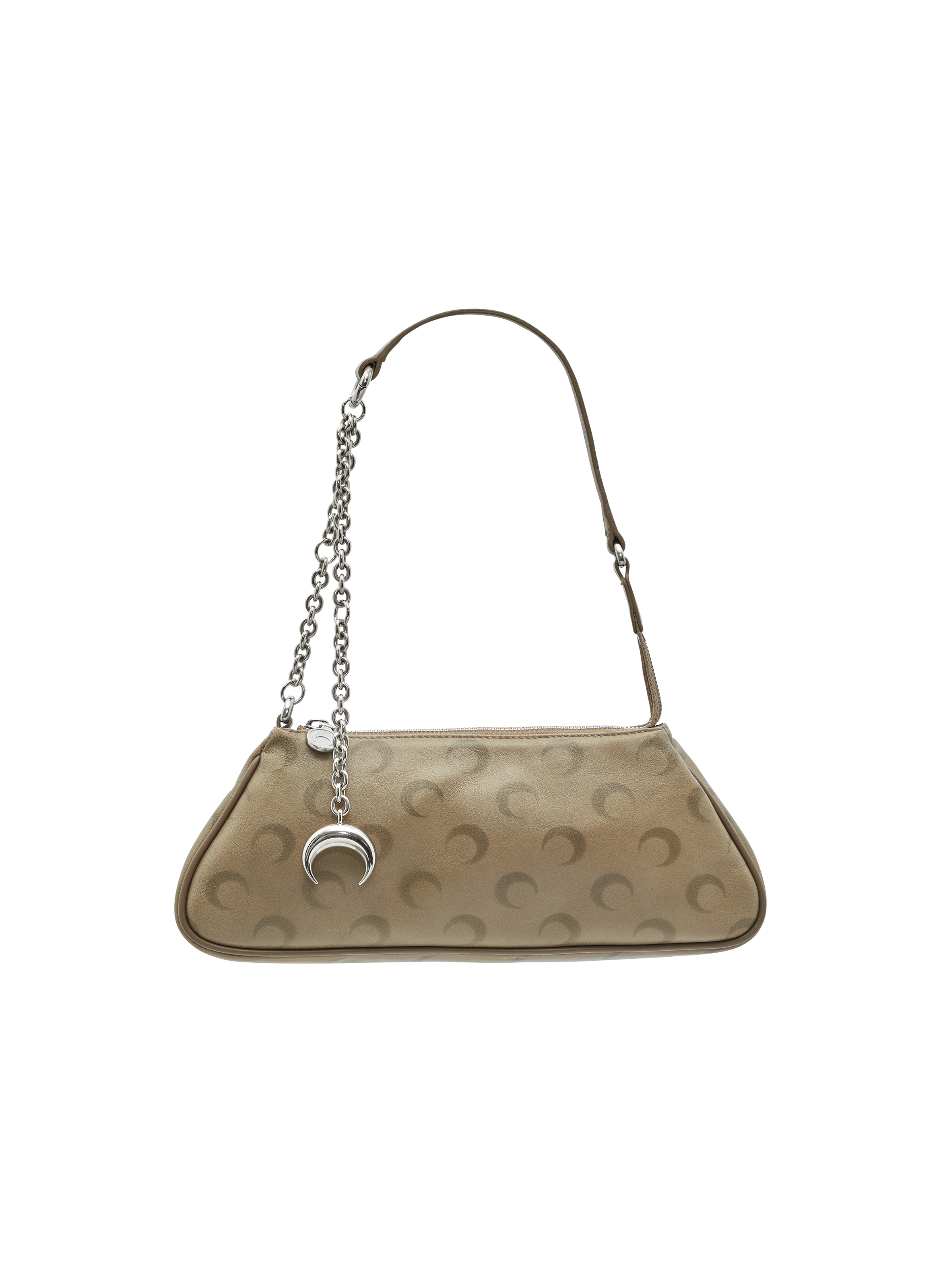 Sac moon core en cuir délavé MARINE SERRE Beige