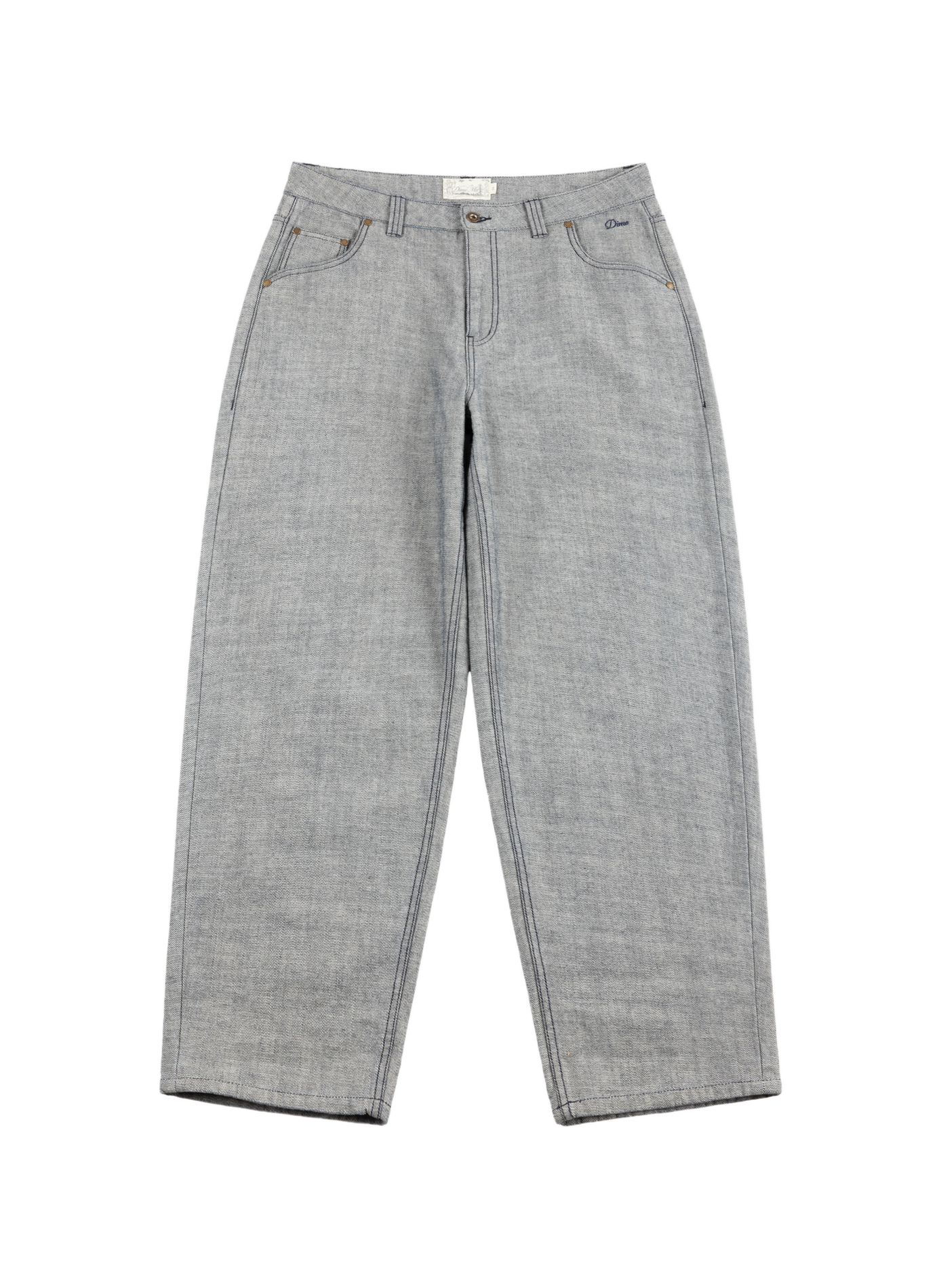 Wide cotton jeans DIME Grey