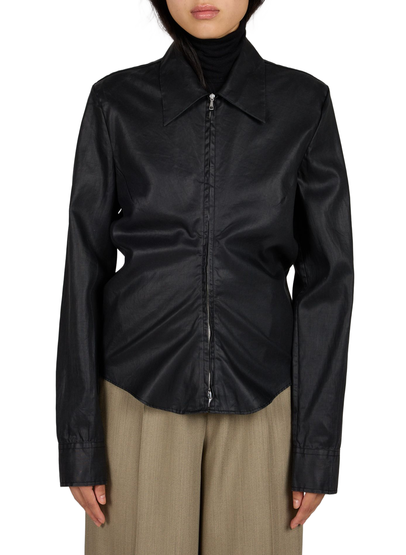 Chemise zippée OUR LEGACY Noir
