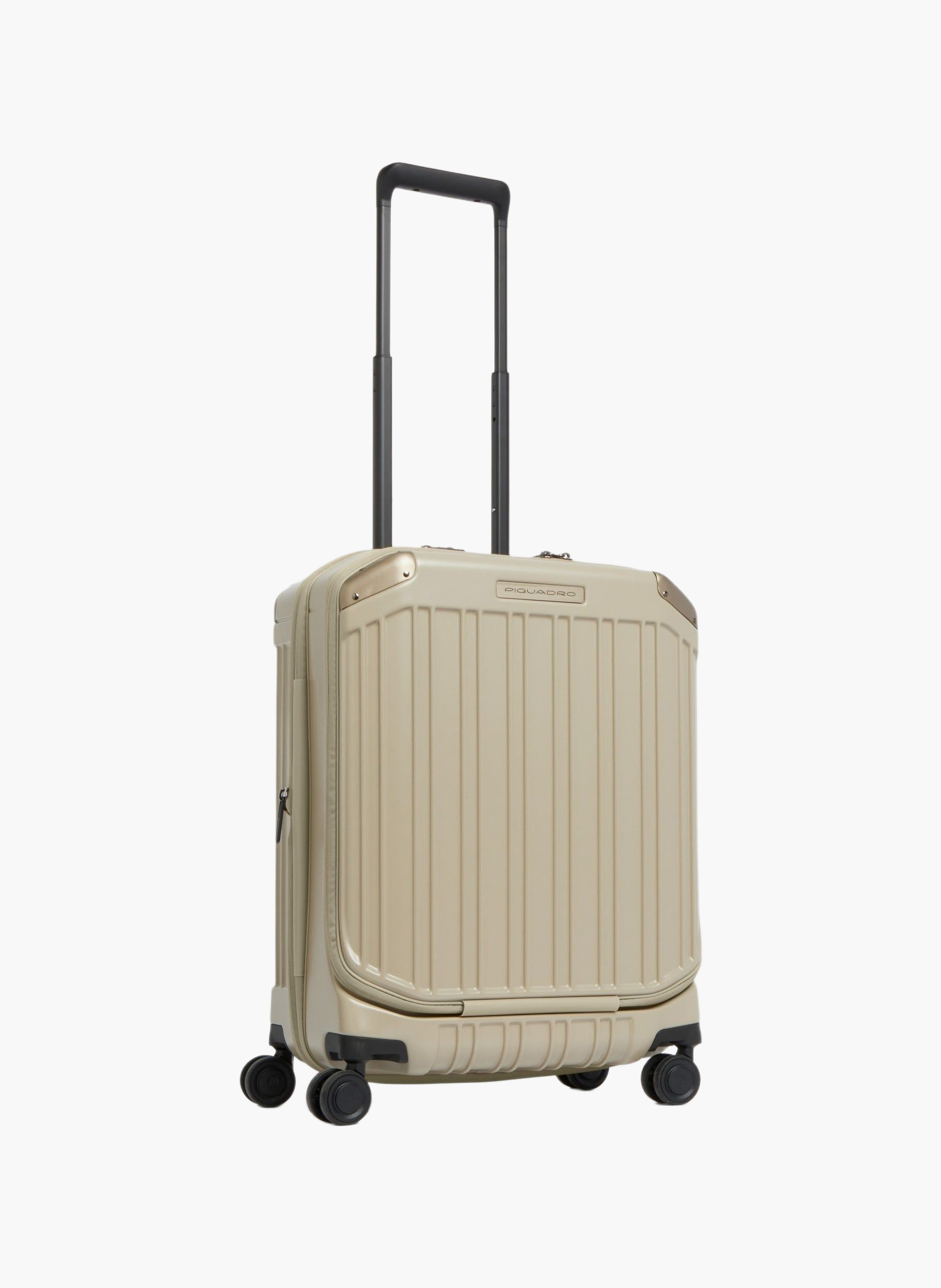 Handbagage voor laptop met twee openingen PIQUADRO Beige