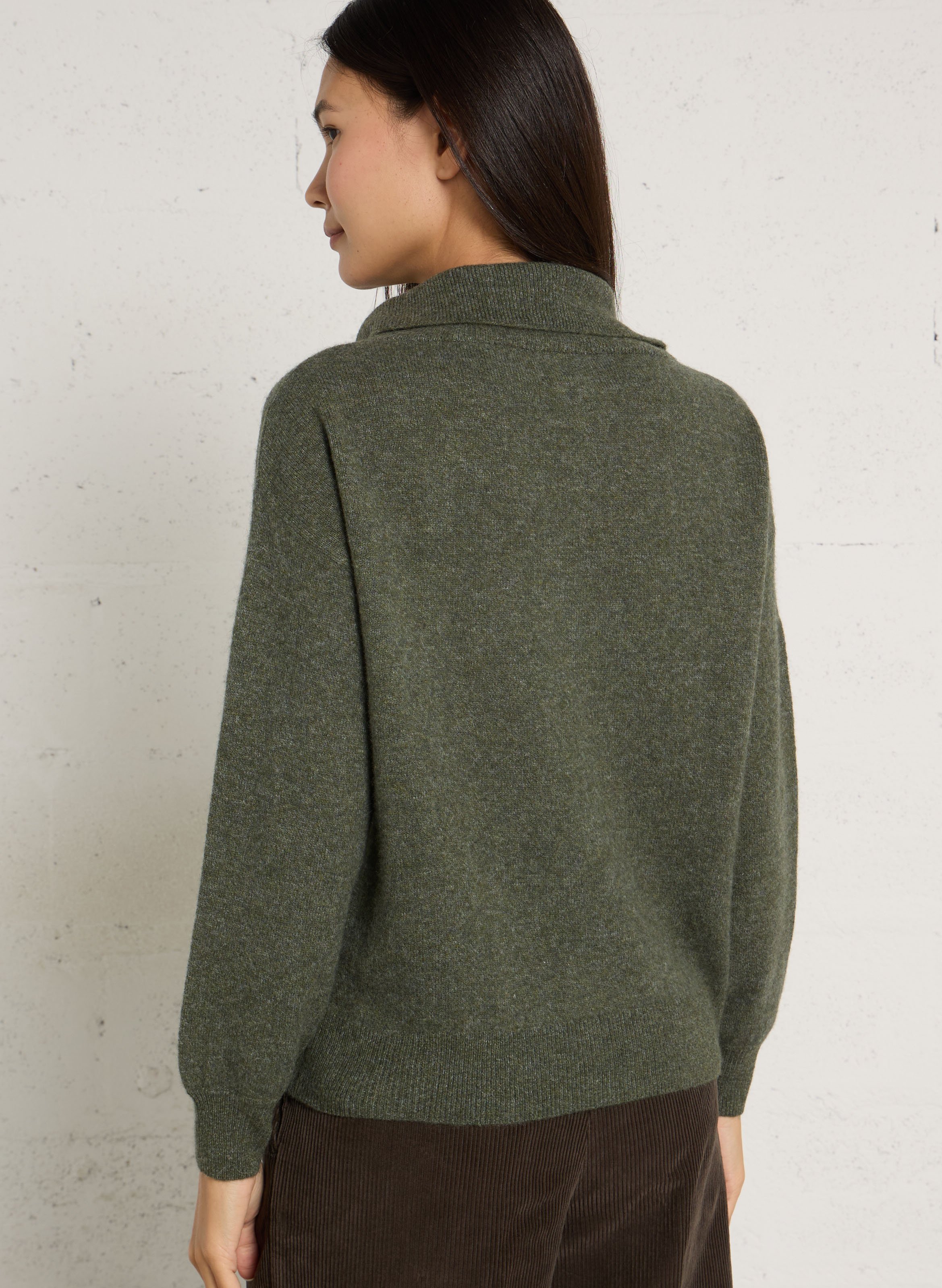 Pull oversize en laine alexander MAISON 123 Vert