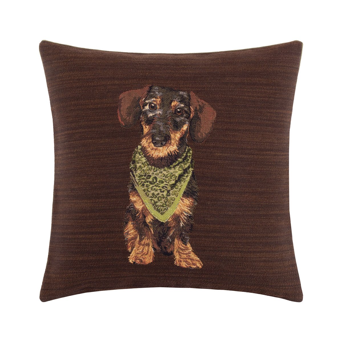 Housse de coussin en coton, octavio YVES DELORME Marron