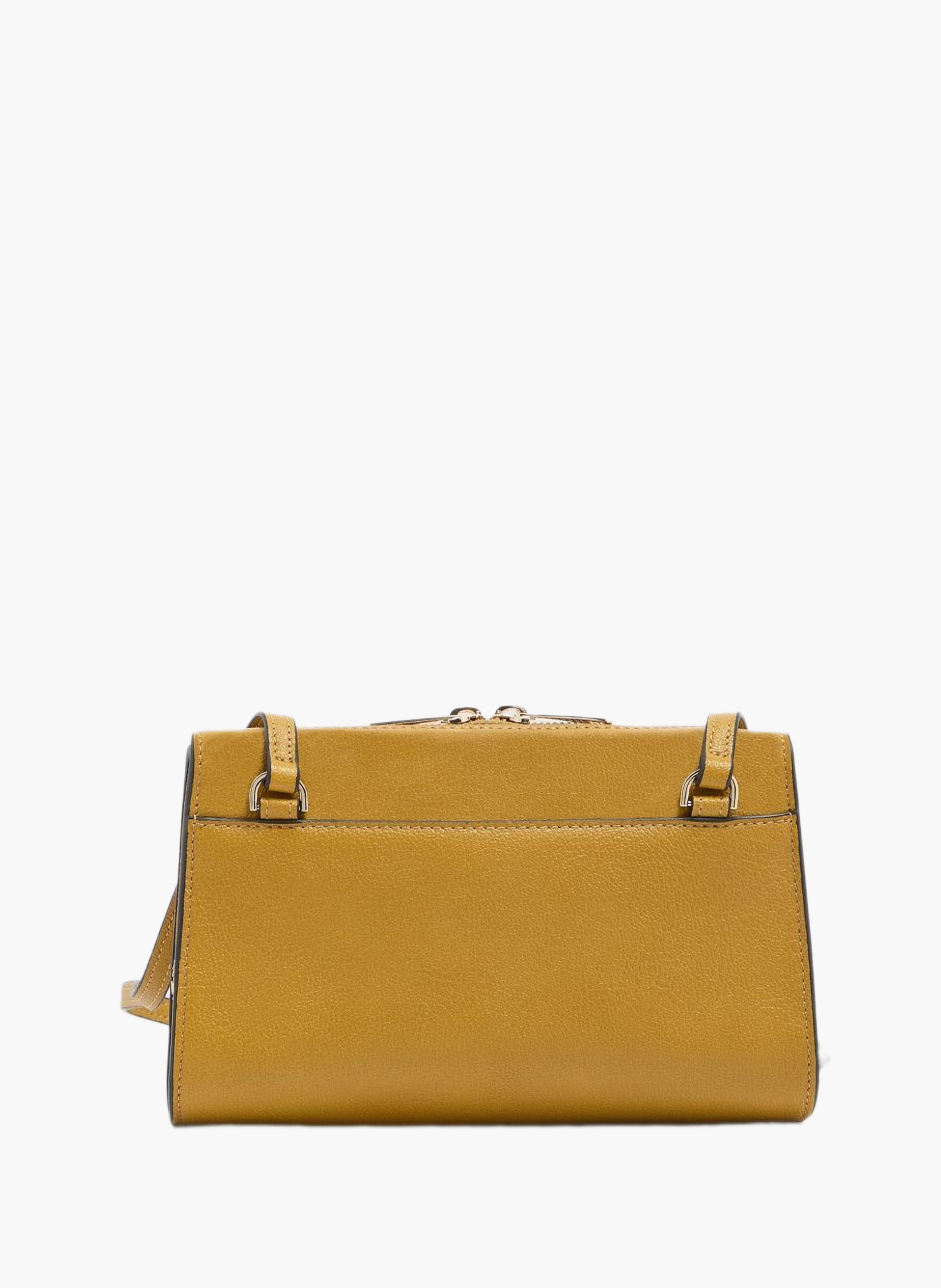 Dames leren smartphone clutch PIQUADRO Geel