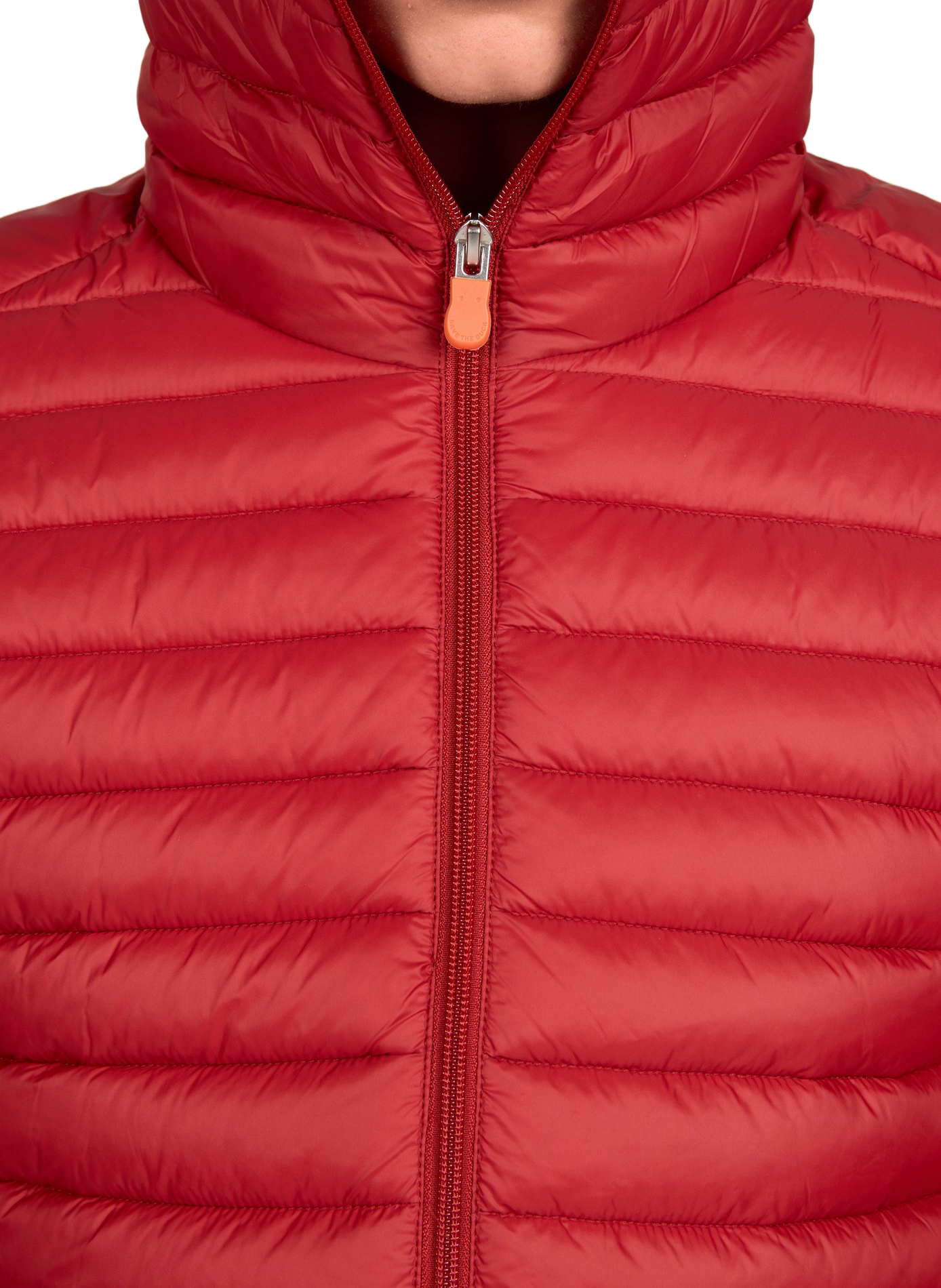 Padded Oversized Donald Puffer Coat SAVE THE DUCK Red