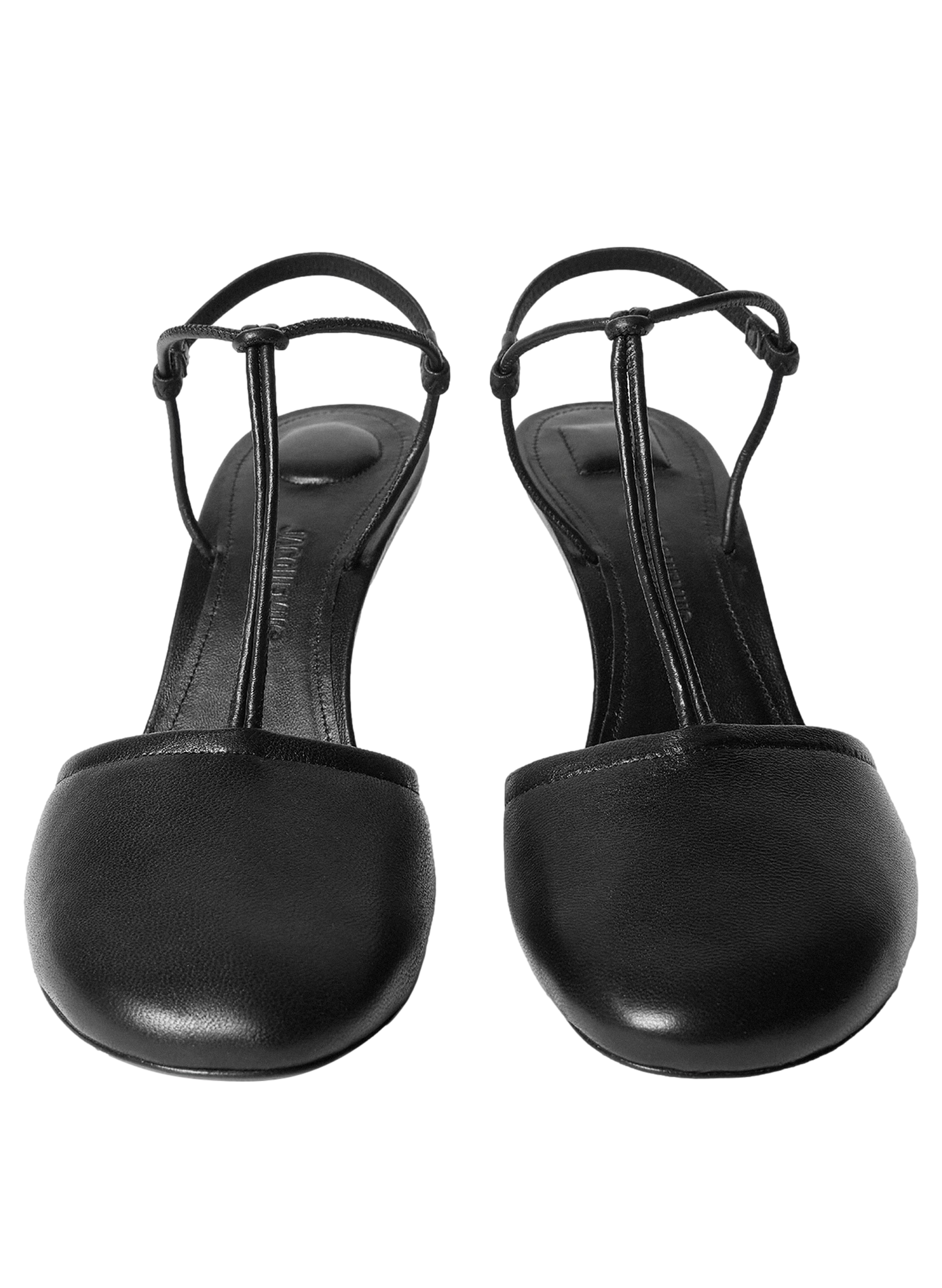Les sandales Pina de piel de cordero JACQUEMUS Negro