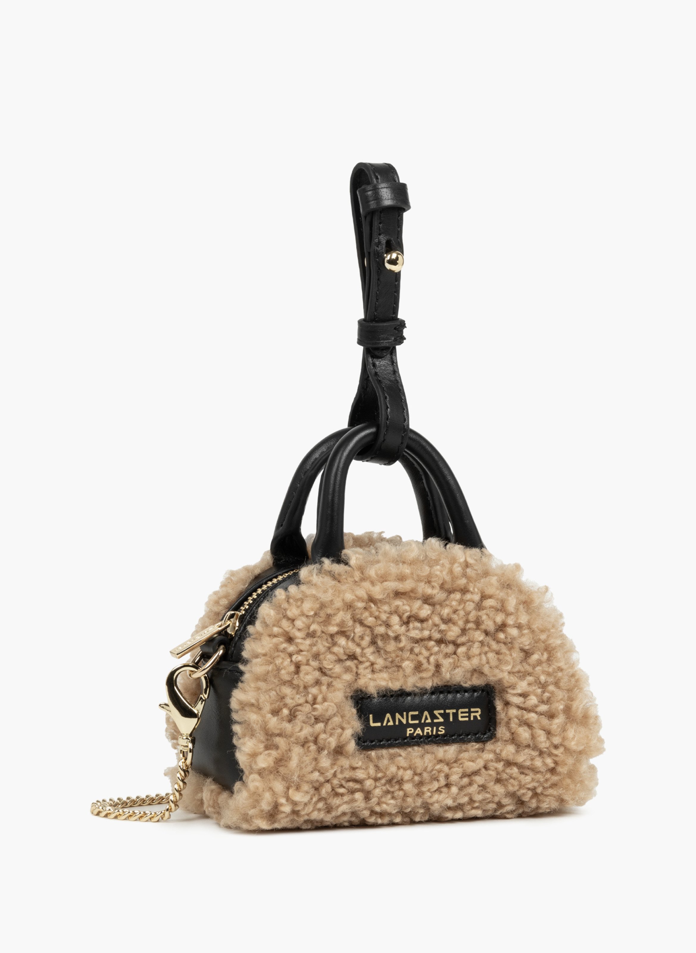 Nano sac à main - moumoute LANCASTER Beige