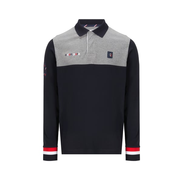 Polo à manches longues en coton