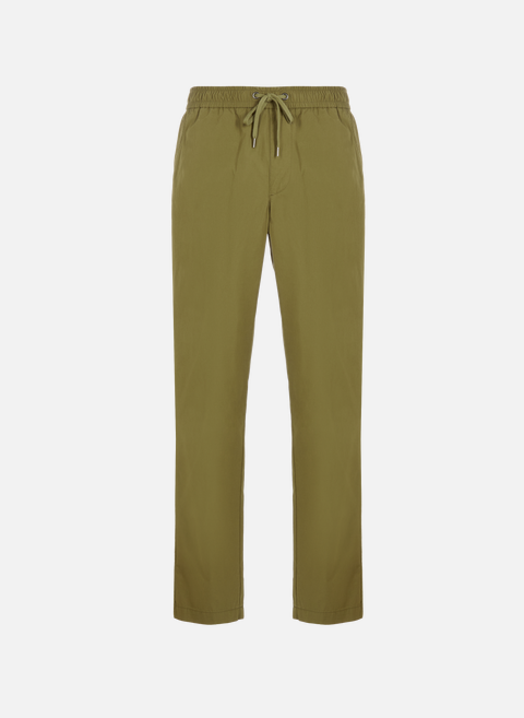 Straight cotton pants GreenSELECTED 