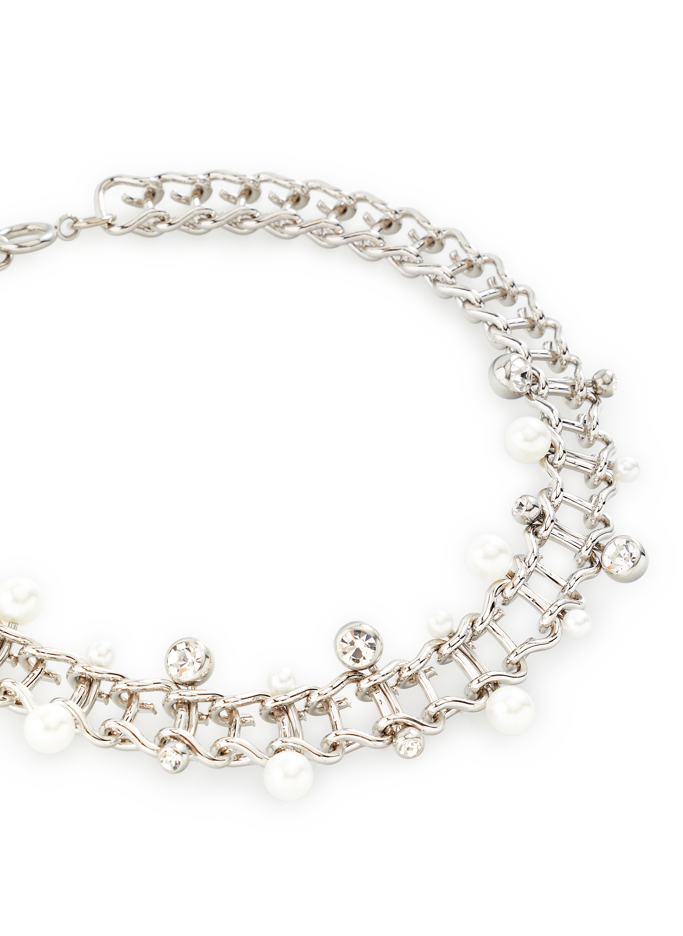 Choker Mindy en laiton JUSTINE CLENQUET Argent