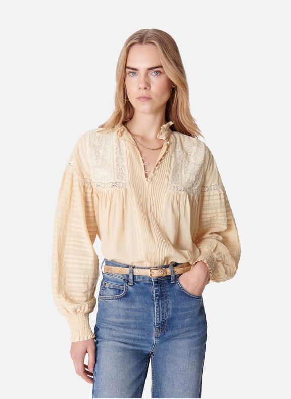 Blouse dahlia Beige by VANESSA BRUNO VANESSA BRUNO Blouse dahlia Beige