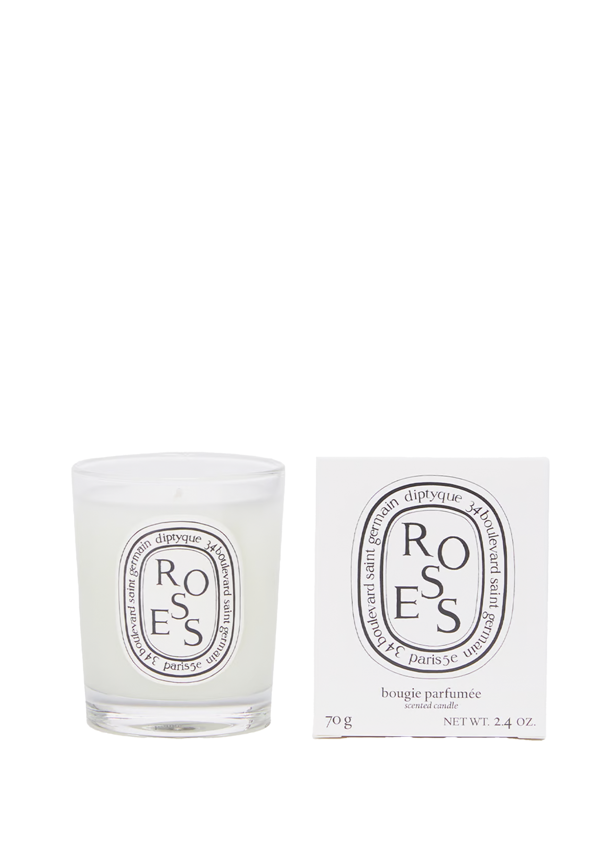 Bougie petit modèle Roses DIPTYQUE No color