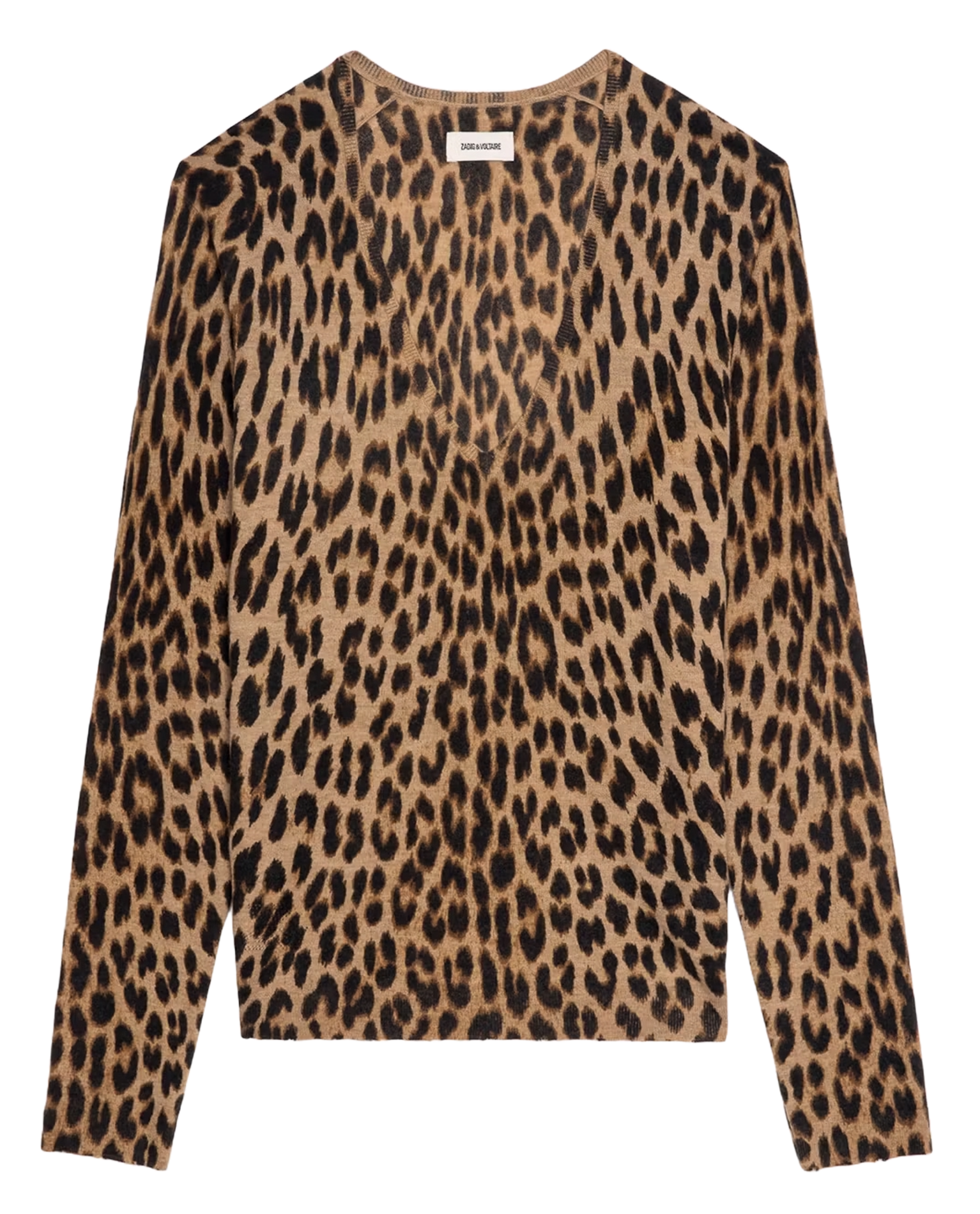 Pull col v en cachemire en cachemire rivy ZADIG&VOLTAIRE Marron