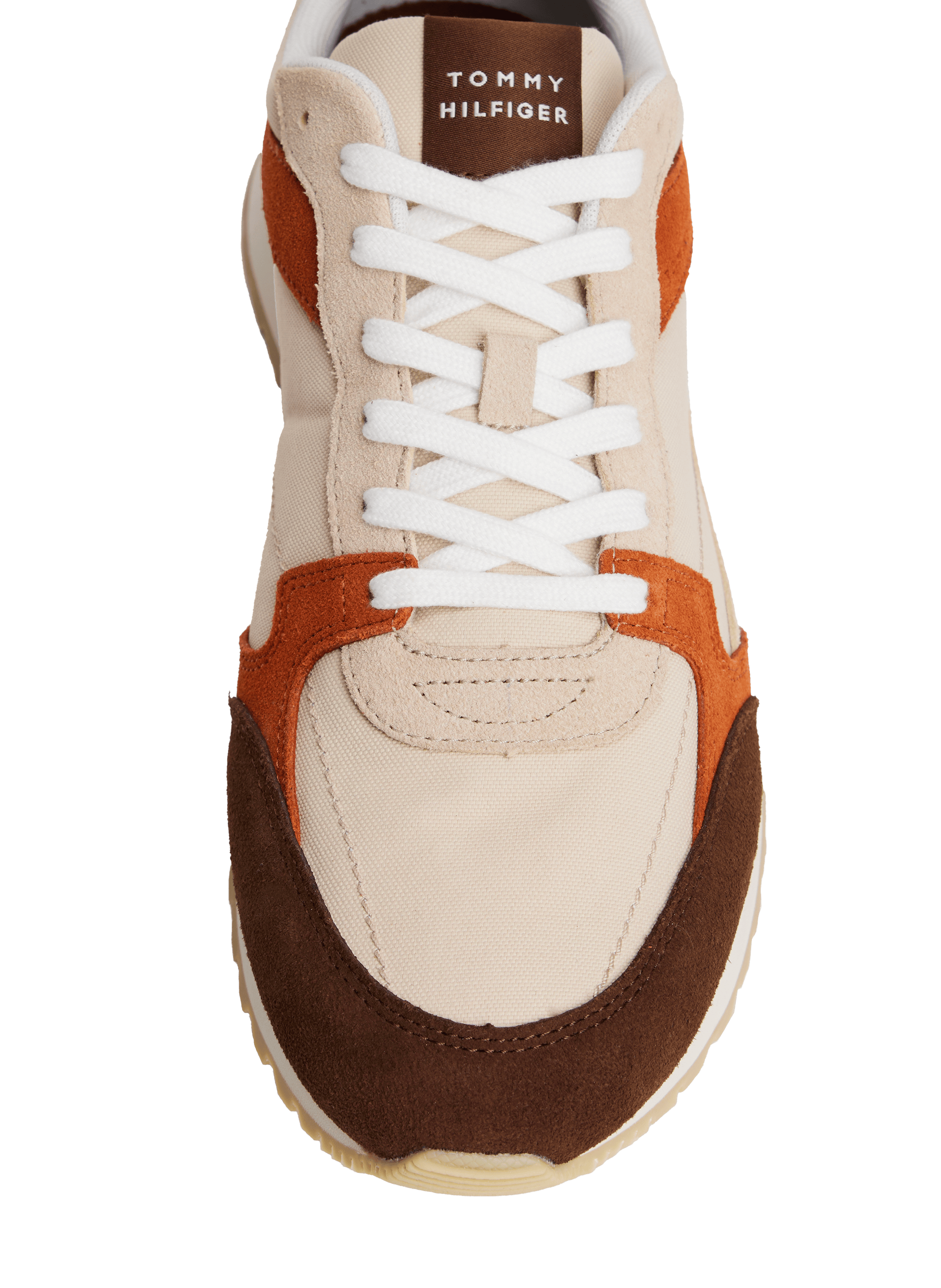 Suede Multi-textured Chunky Sole Sneakers TOMMY HILFIGER Multicolour