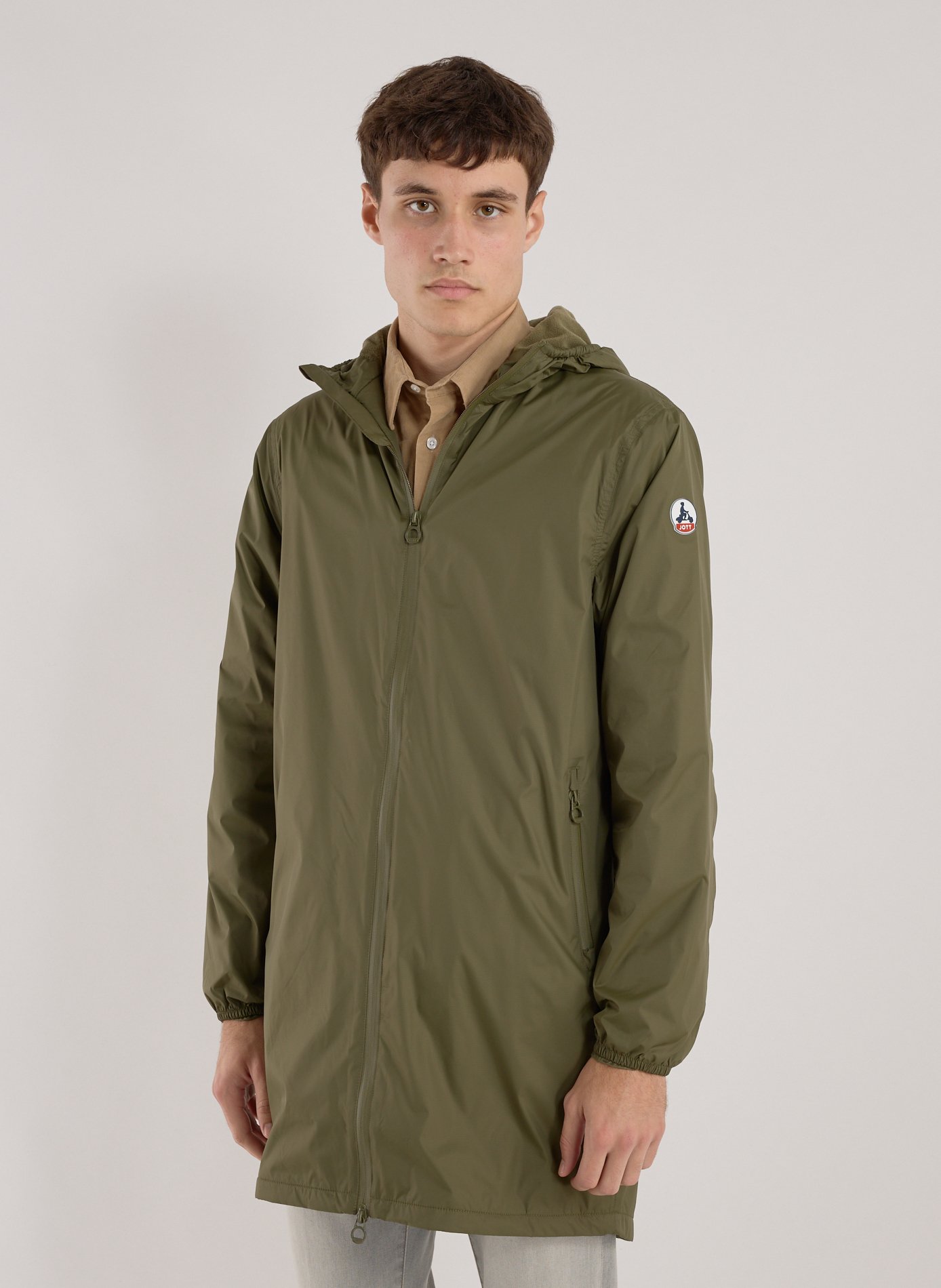 JOTT Mid-length hooded parka Khaki