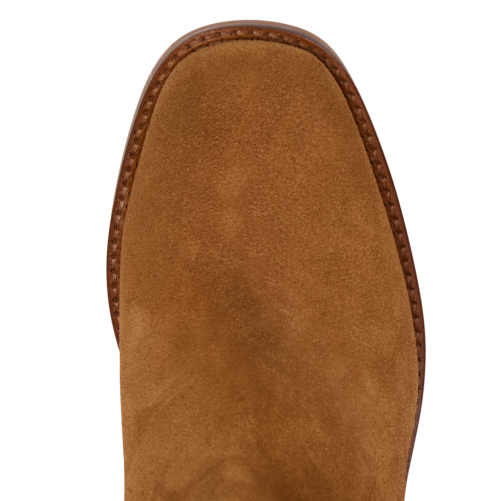 Bottes hautes unies en cuir suédé victoria MAISON 123 Beige