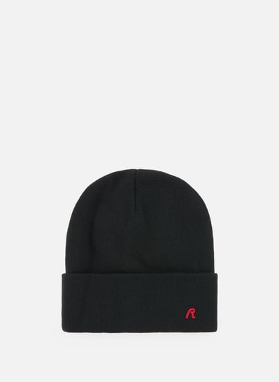 Plain beanie with fold-over cuff REPLAY Plain beanie with fold-over cuff REPLAY