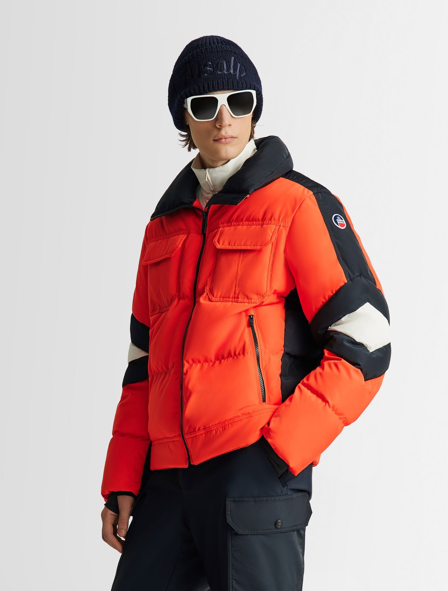 Veste de ski bottrix col tailleur coupe regular FUSALP Orange