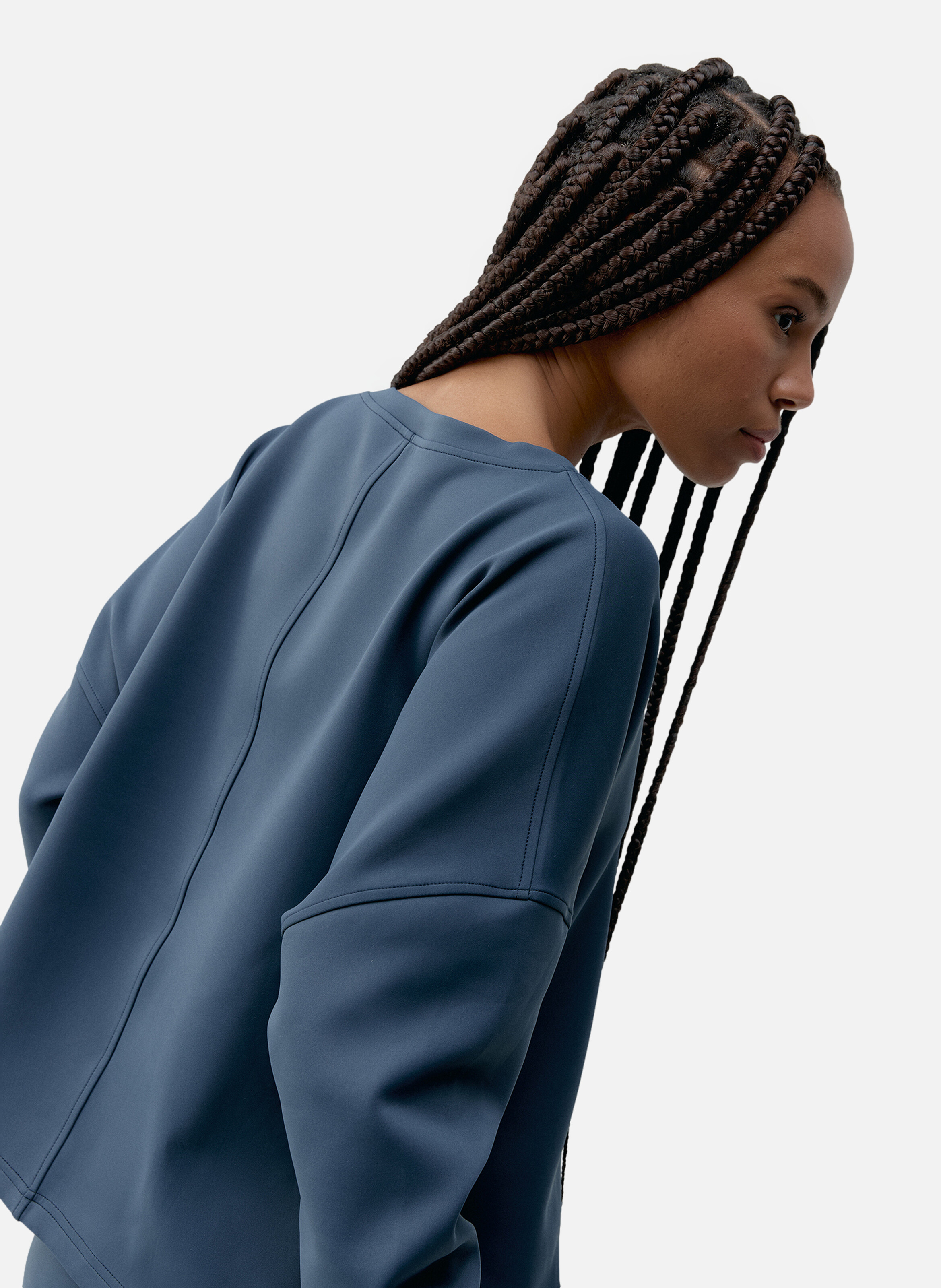 Sweat de sport sans capuche performance iniya BORN LIVING YOGA Bleu