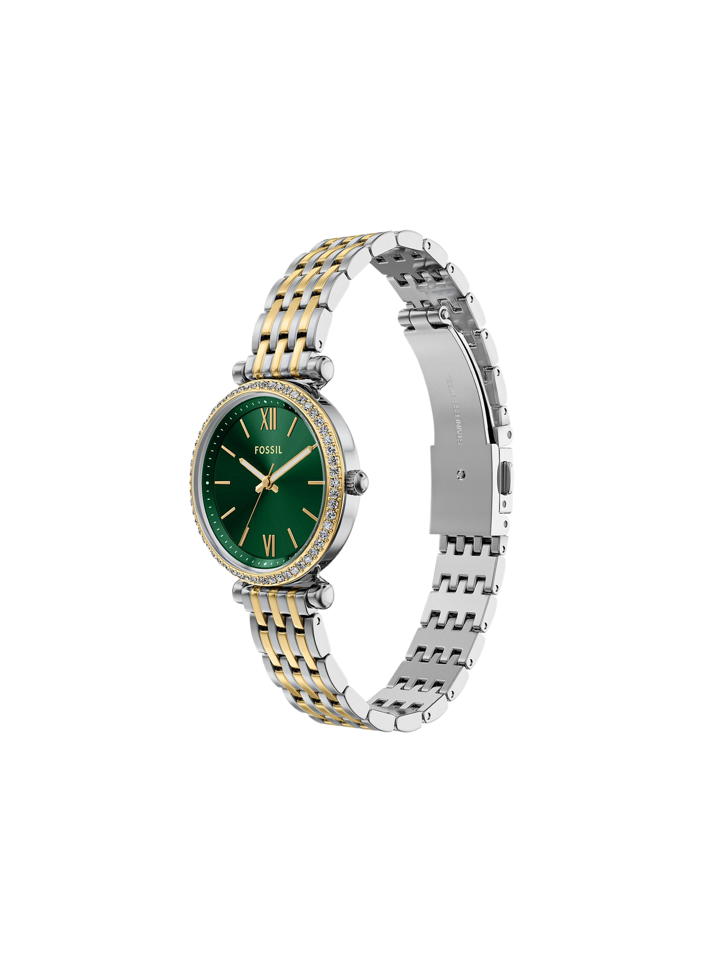 Montre quartz en acier FOSSIL Vert