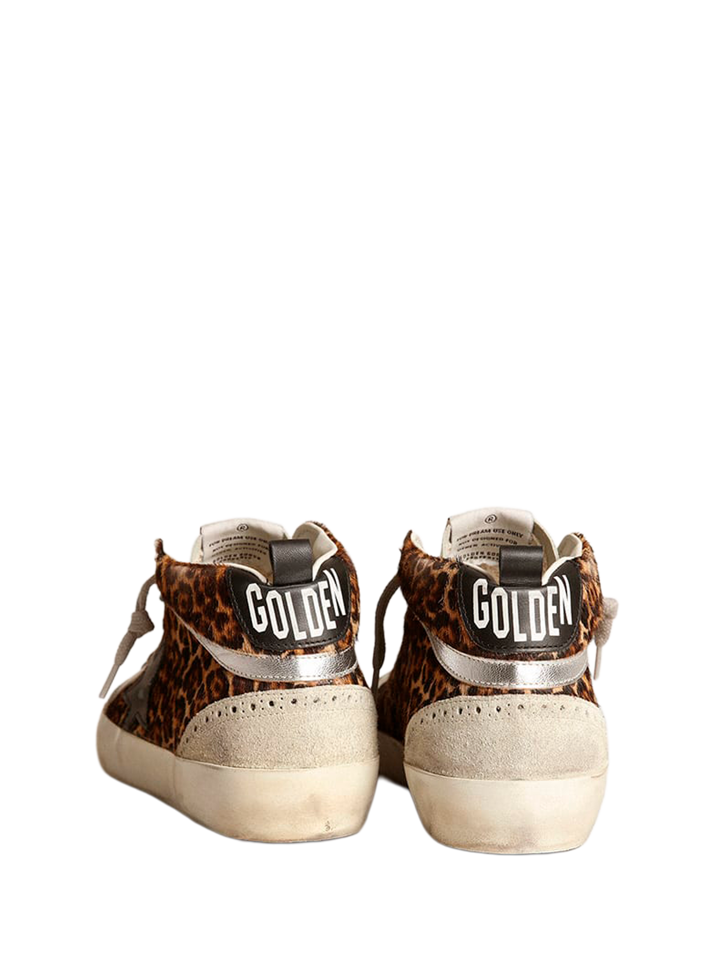 Leopard Print Leather Sneakers GOLDEN GOOSE Multicolour