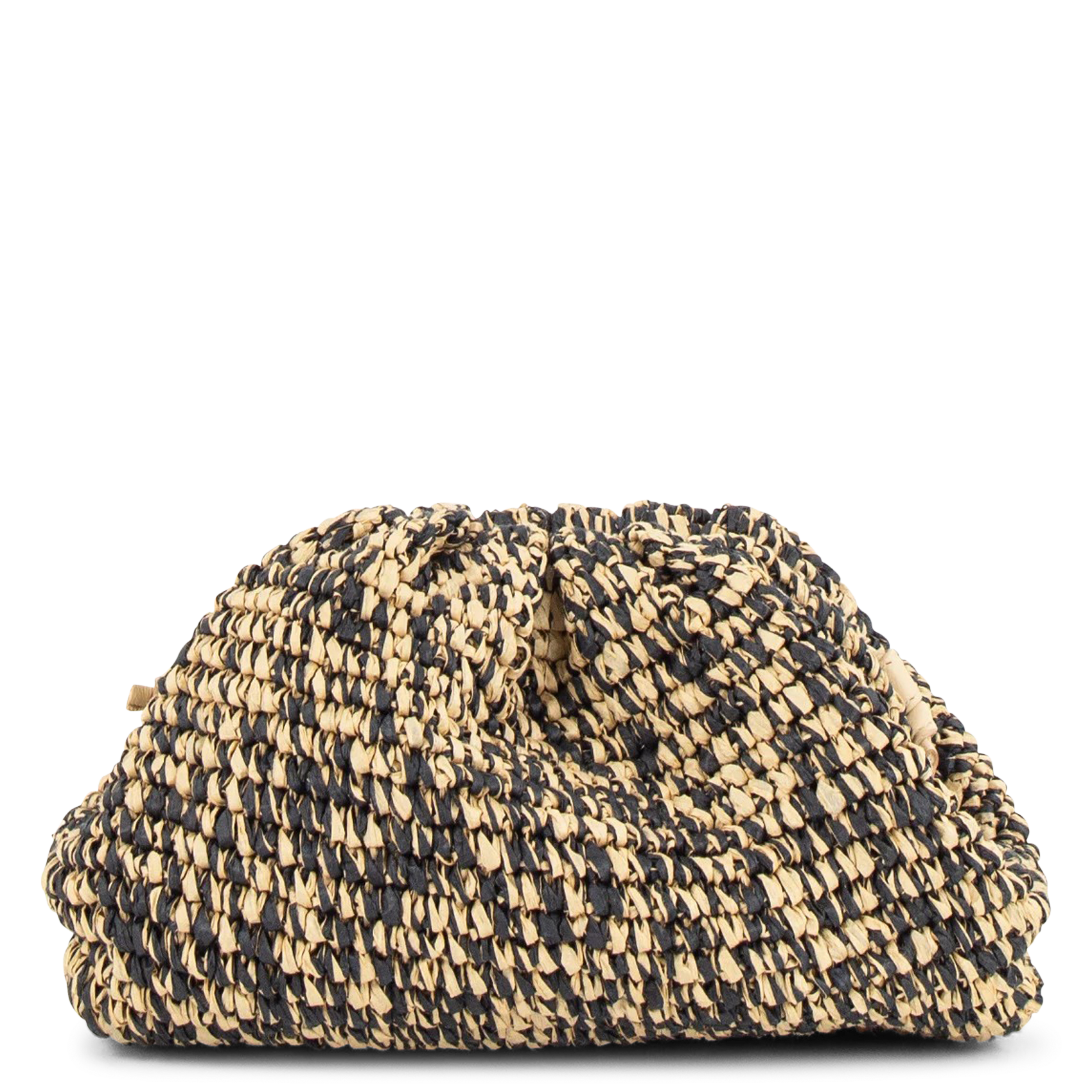 Clutch en cuir luna clutch SESSUN Beige