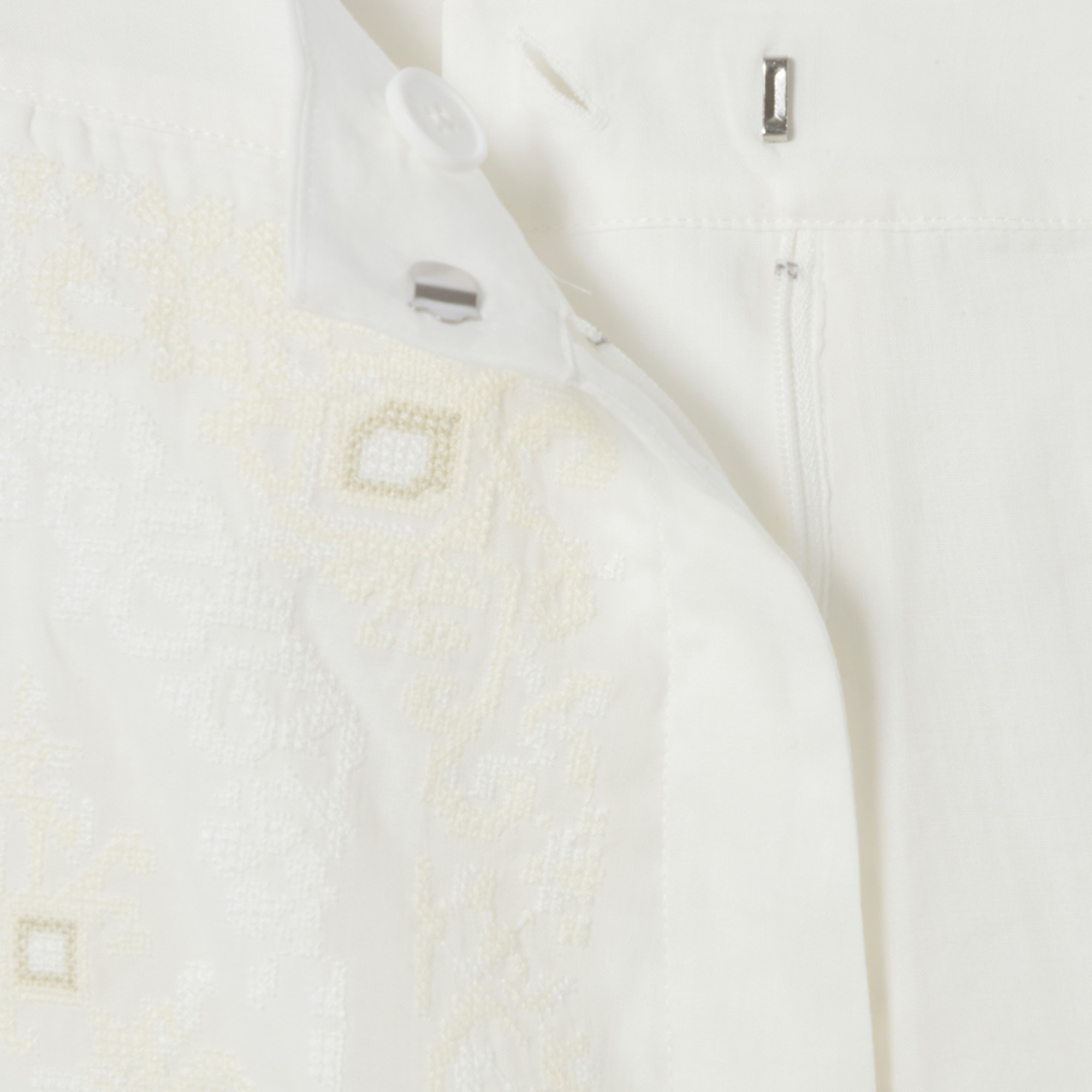 Short droit en coton mélangé CLAUDIE PIERLOT Beige