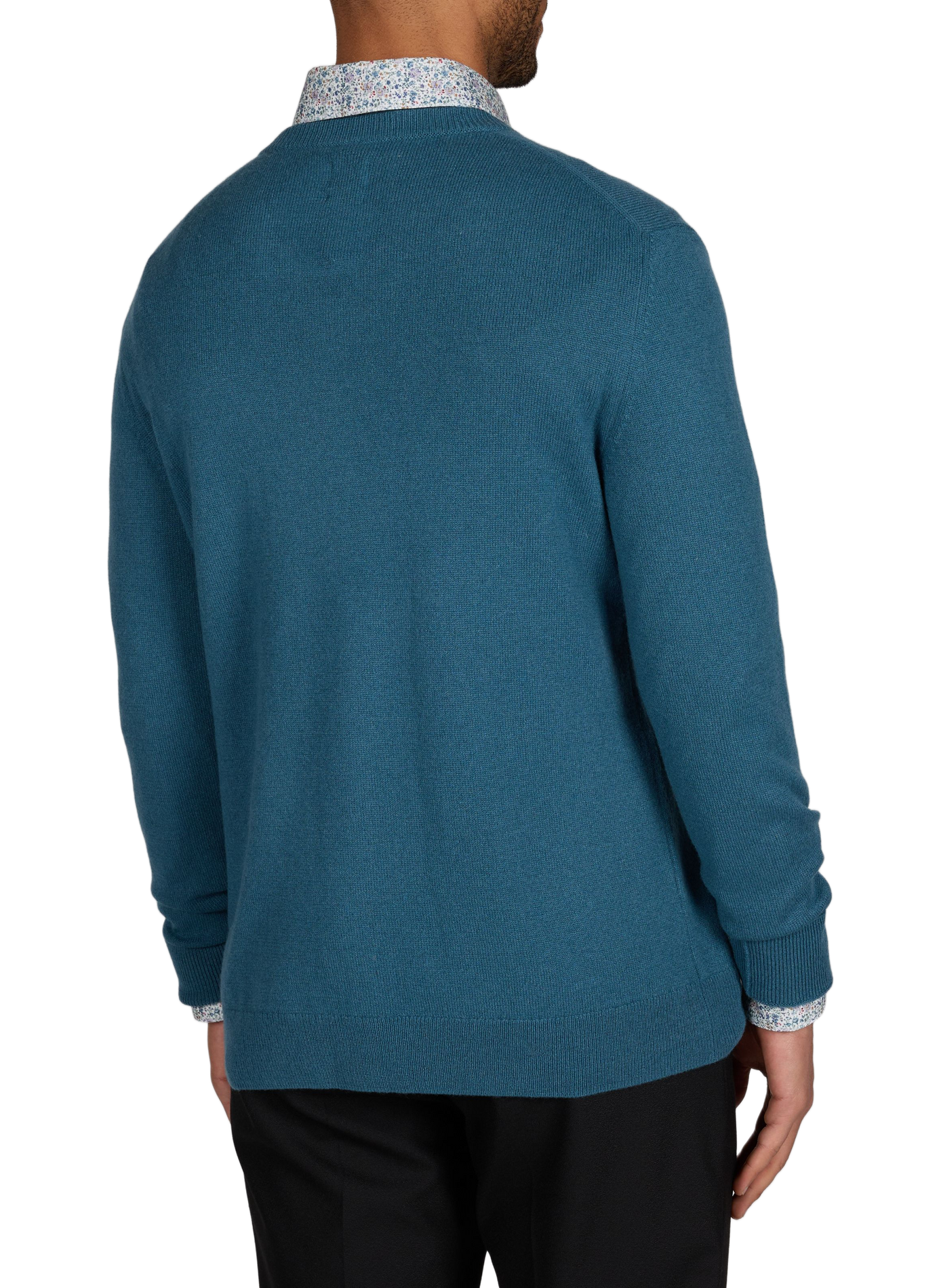  Cashmere V-neck jumper AU PRINTEMPS PARIS Blue