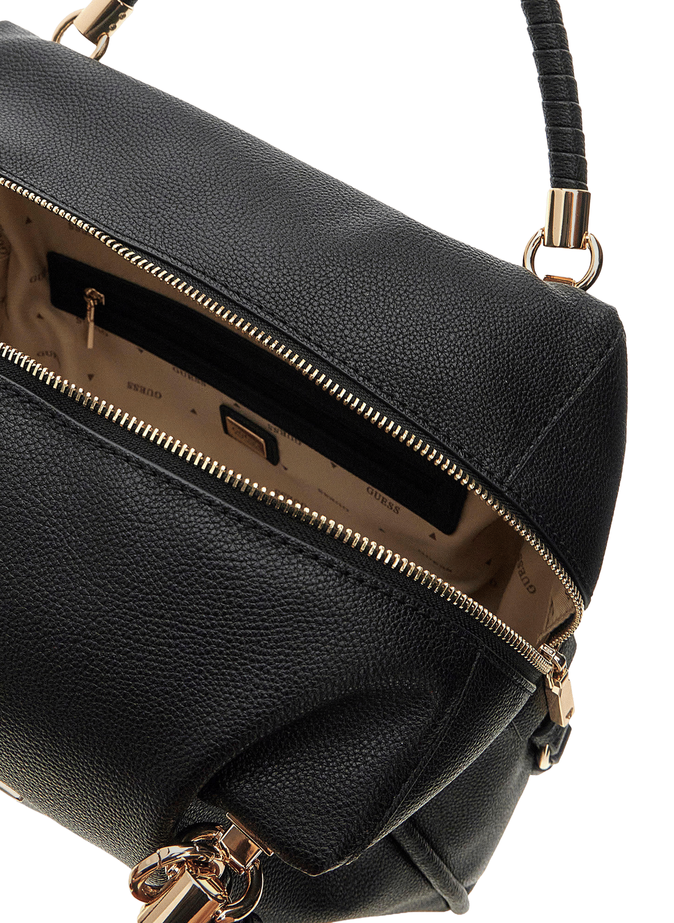 Borsa a tracolla rimovibile Danya GUESS Nero