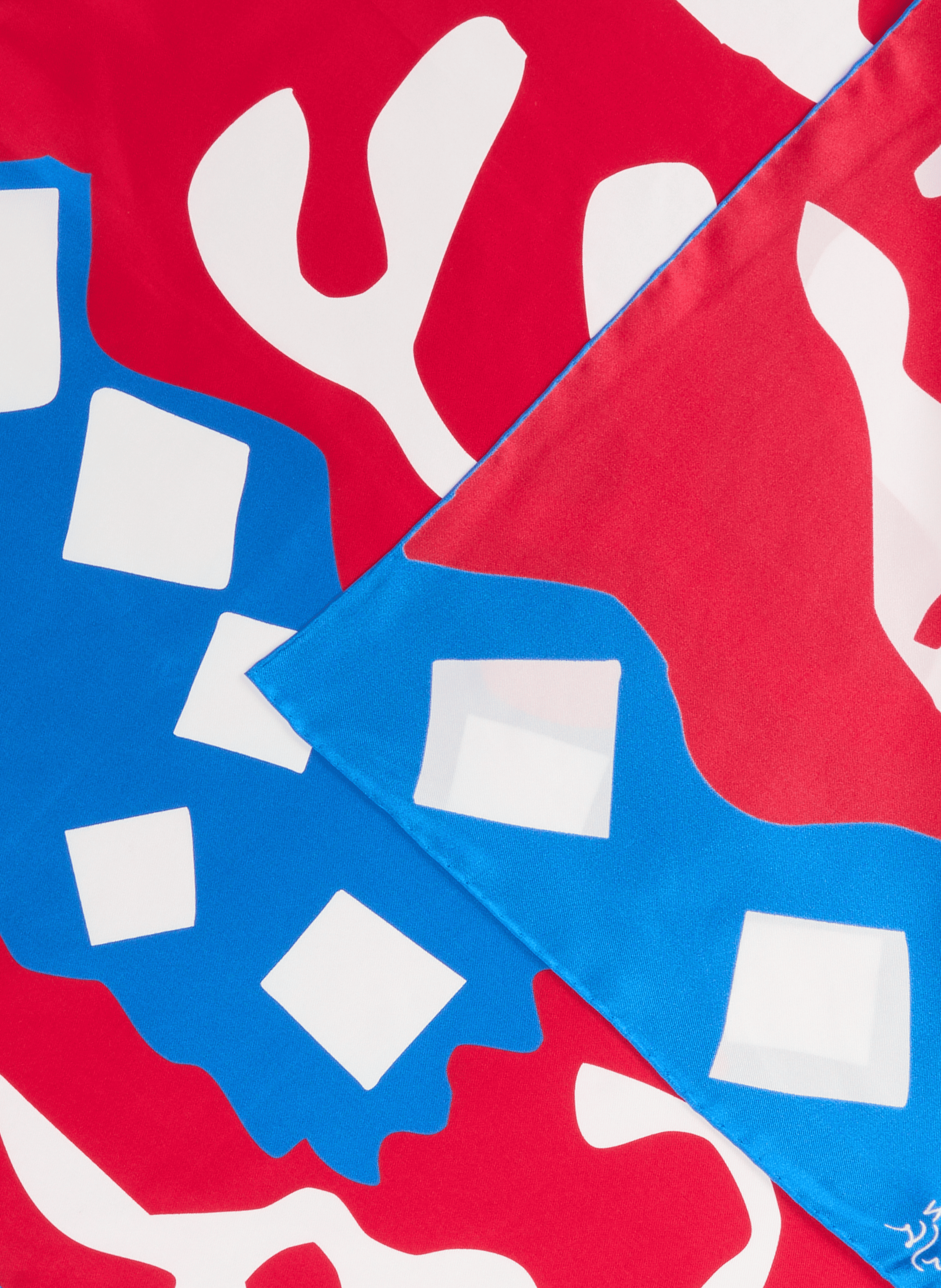 Matisse Autumn Silk Scarf PETRUSSE Blue