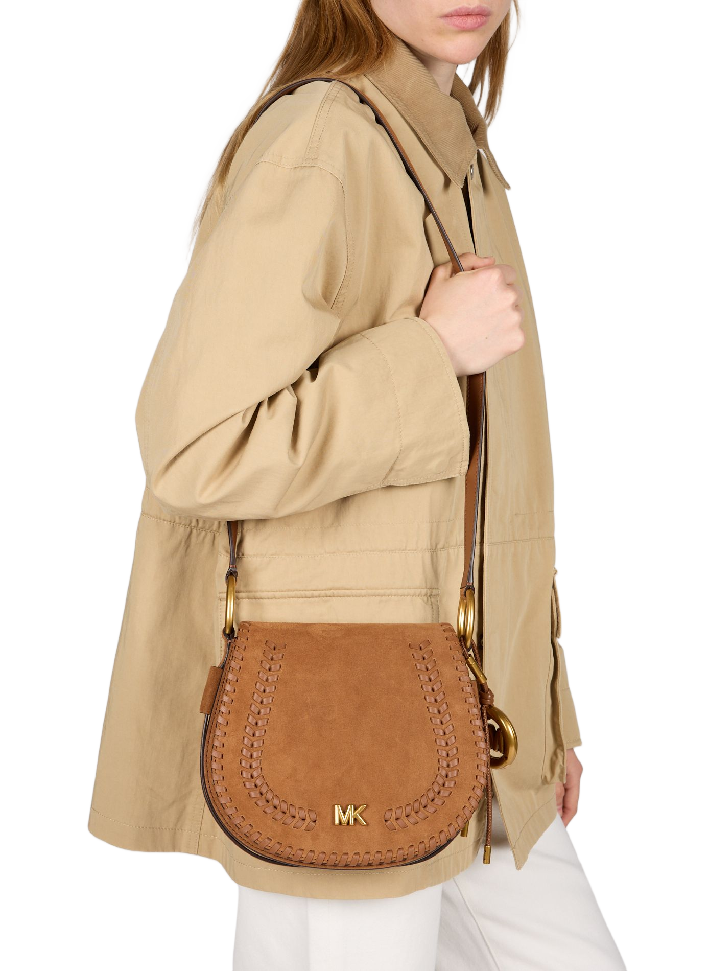 Josie M suede messenger bag MICHAEL KORS Brown