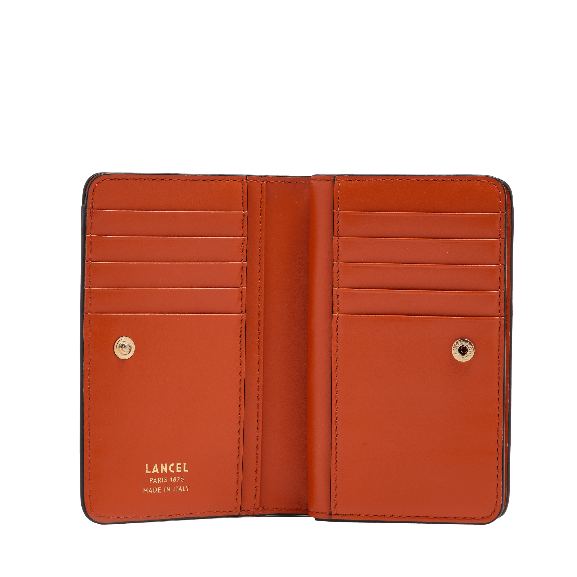 Rectangular zipped wallet lancel beach capsule by lancel in leather LANCEL Purple