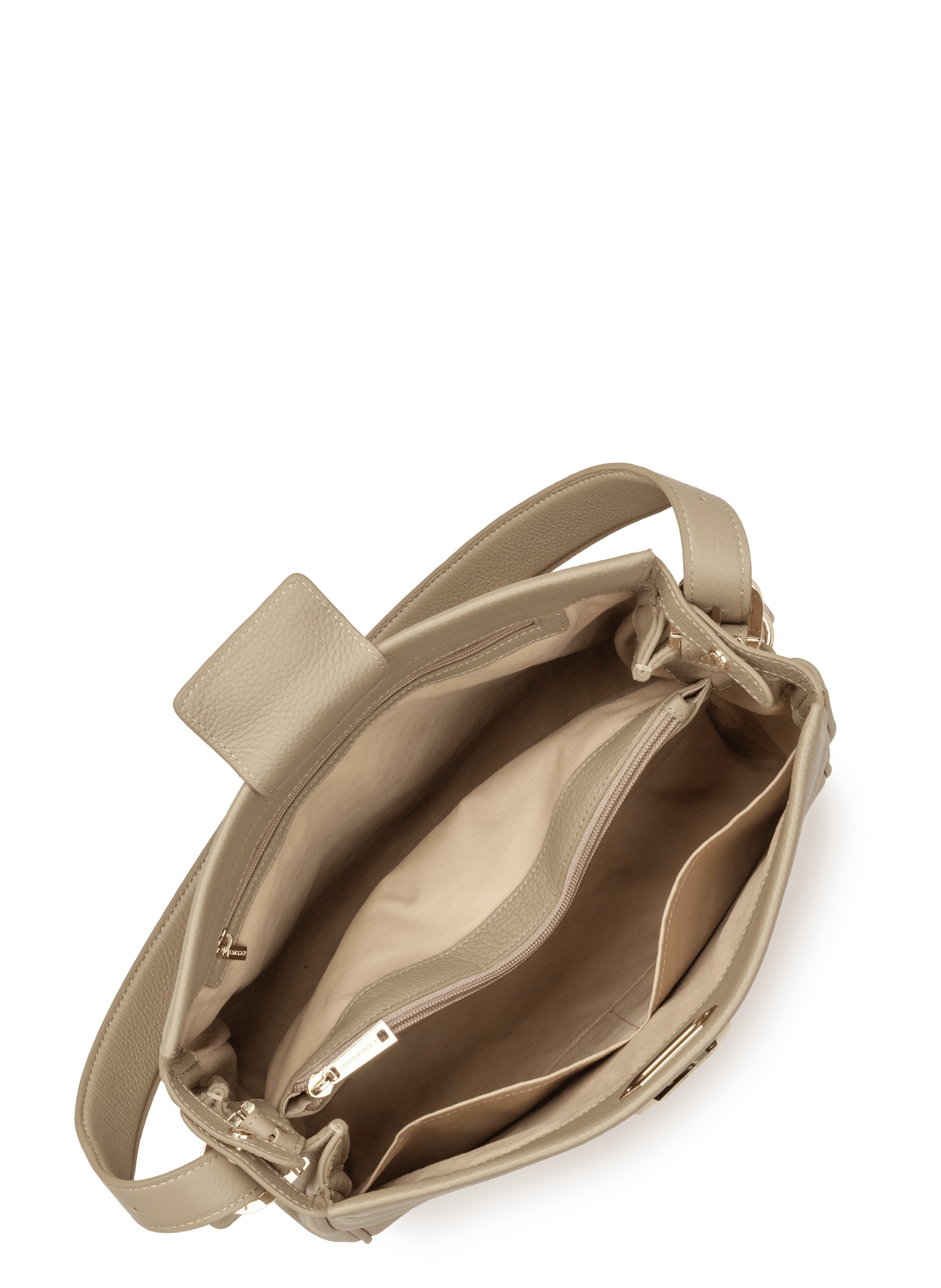 Large hobo bag - mademoiselle romy LANCASTER Beige