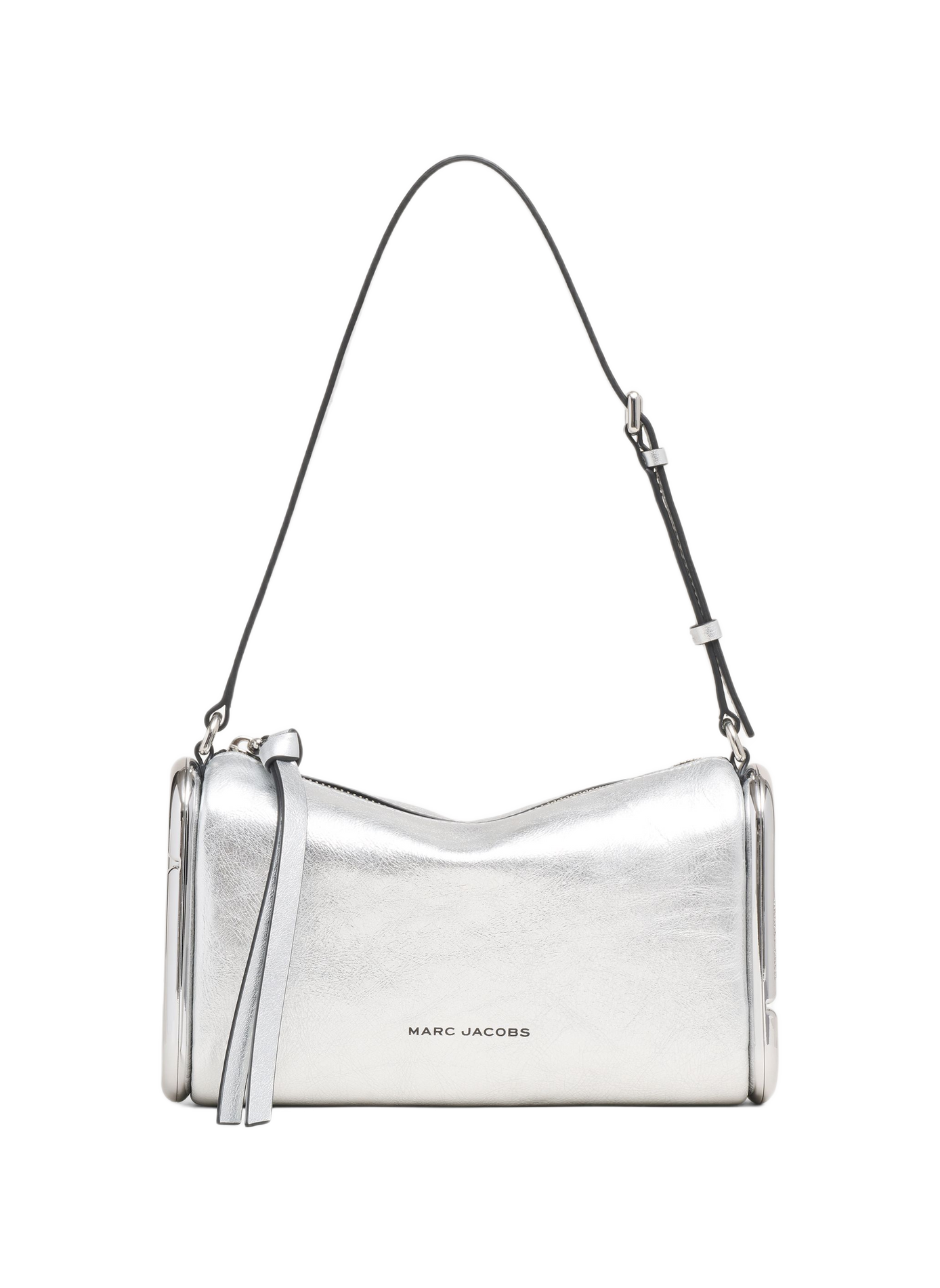 Shoulder bag The Scene Small metallic leather MARC JACOBS Silver