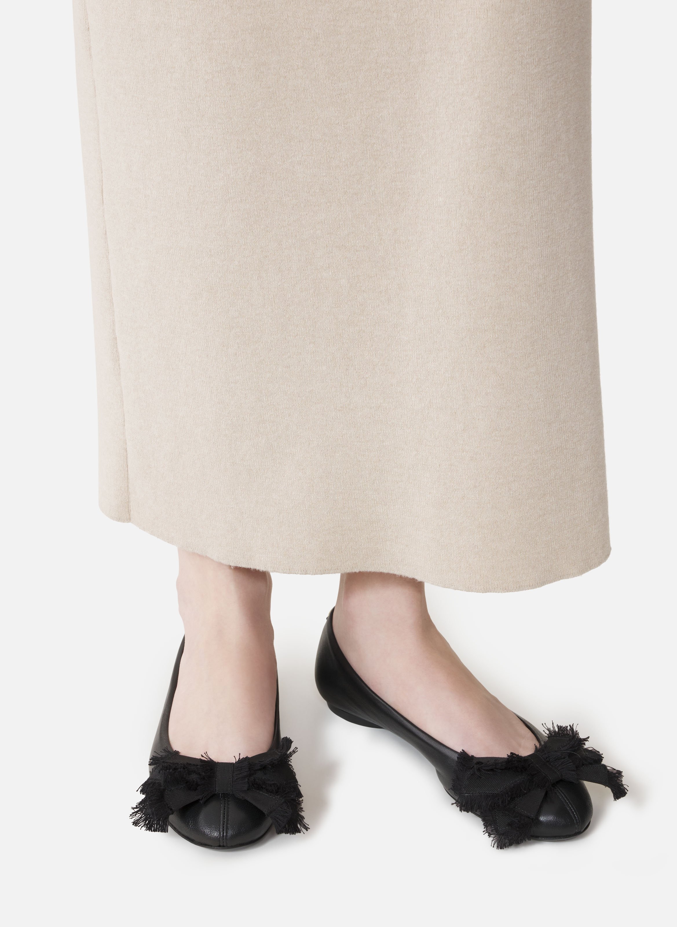 La ballerine noeud LANVIN Noir