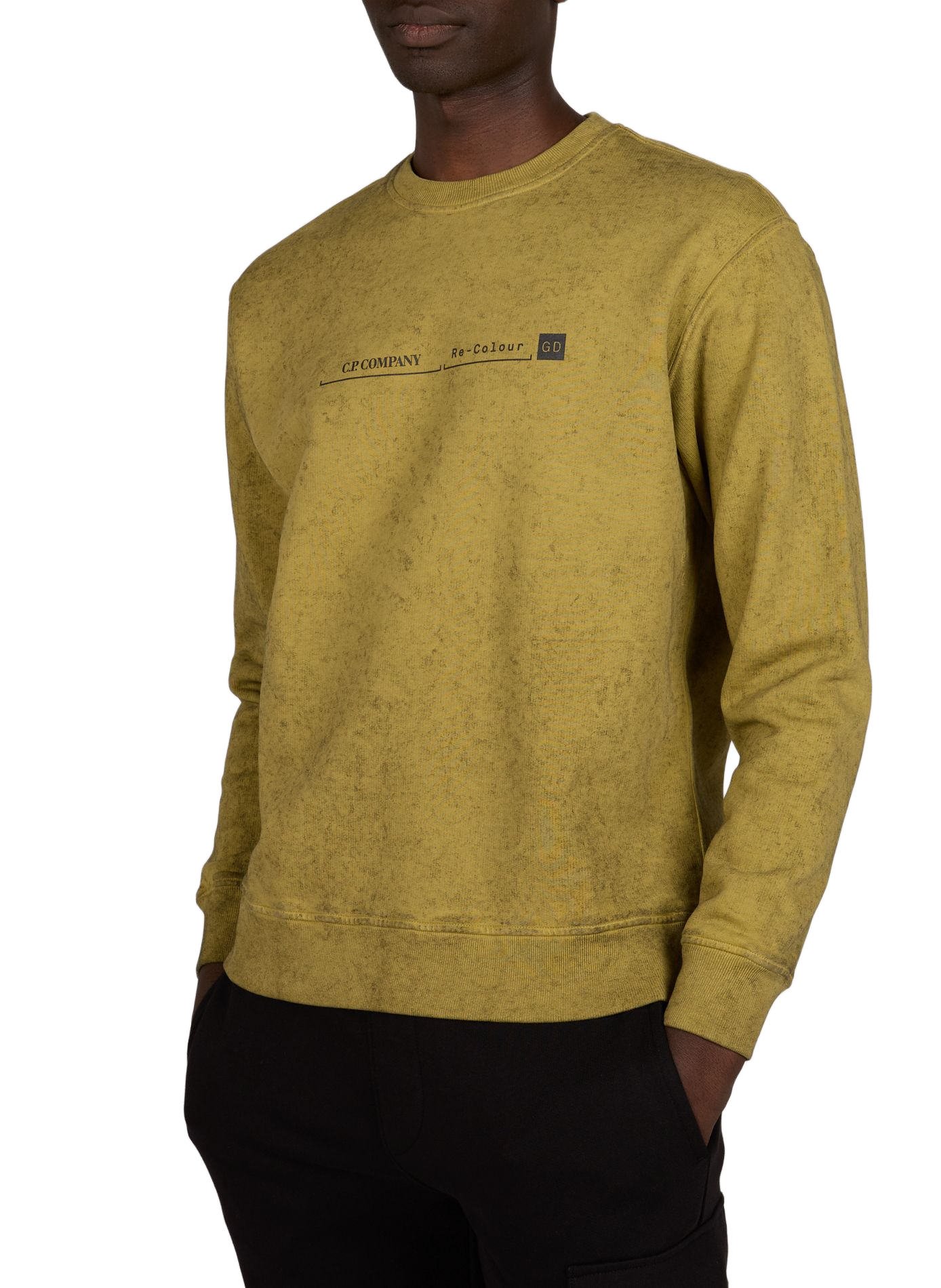 Straight cotton jumper CP COMPANY Khaki