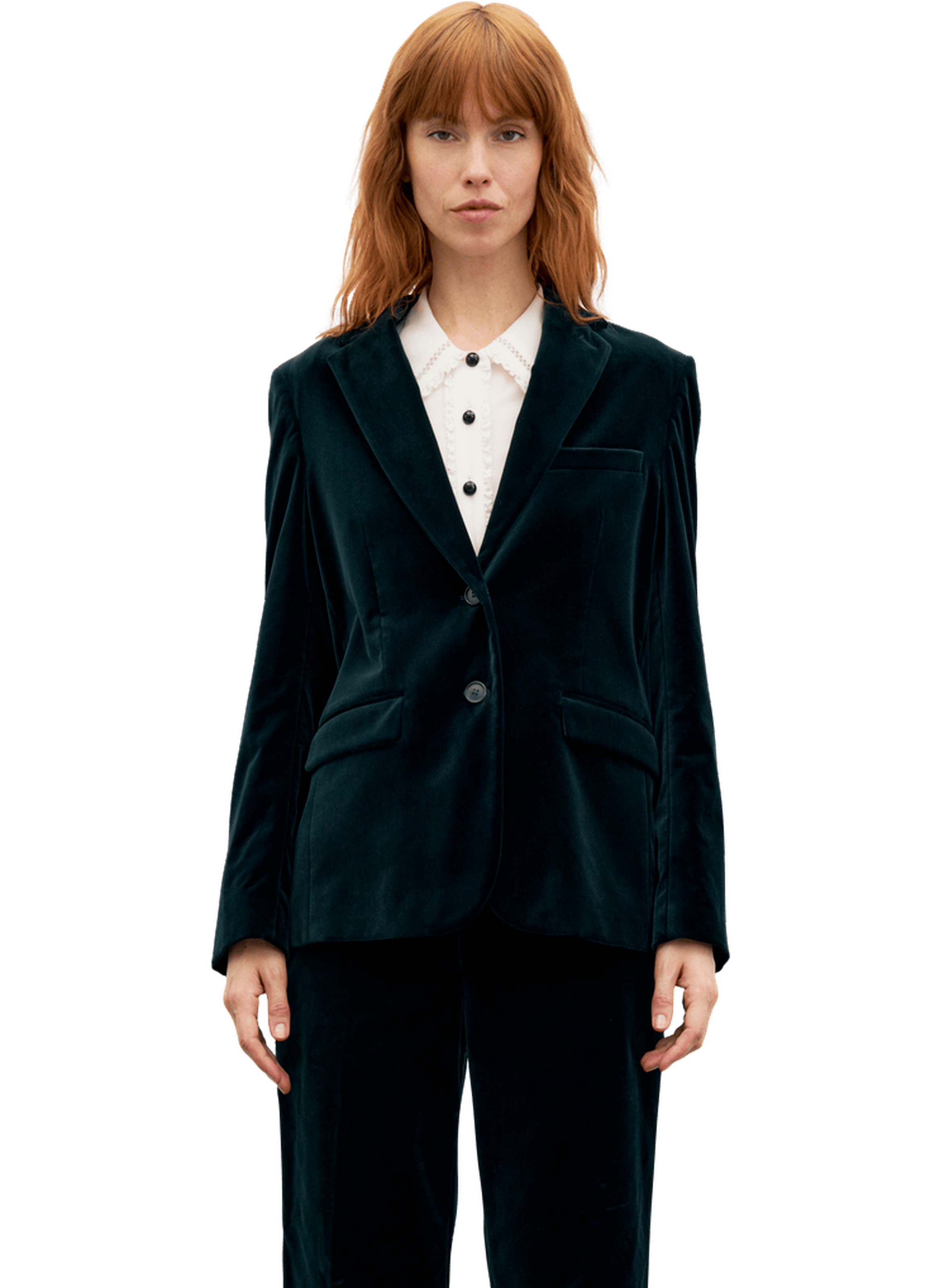 Veste en velours ras - jyna GERARD DAREL Vert