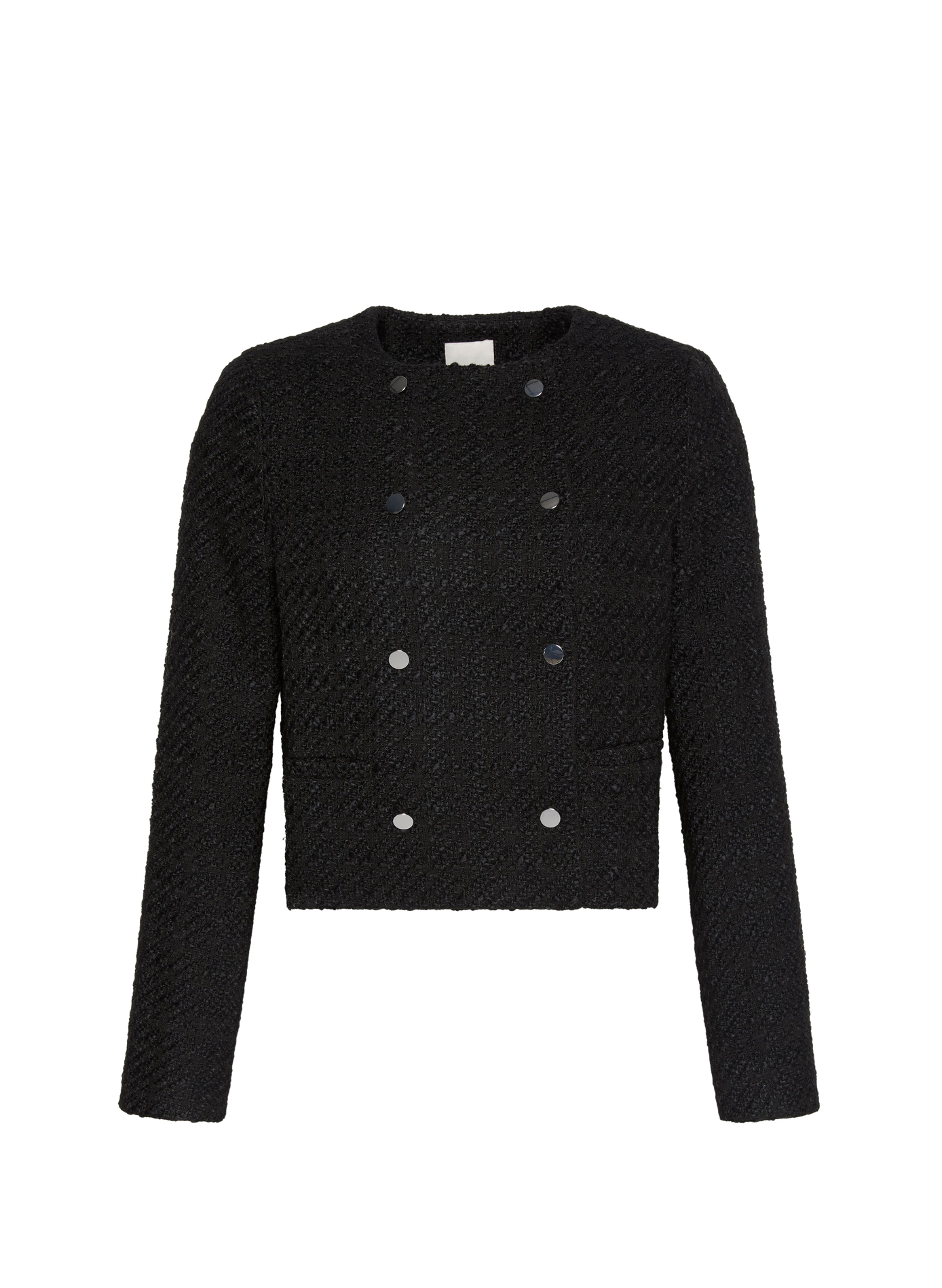 Kurze strukturierte Jacke CALVIN KLEIN Schwarz