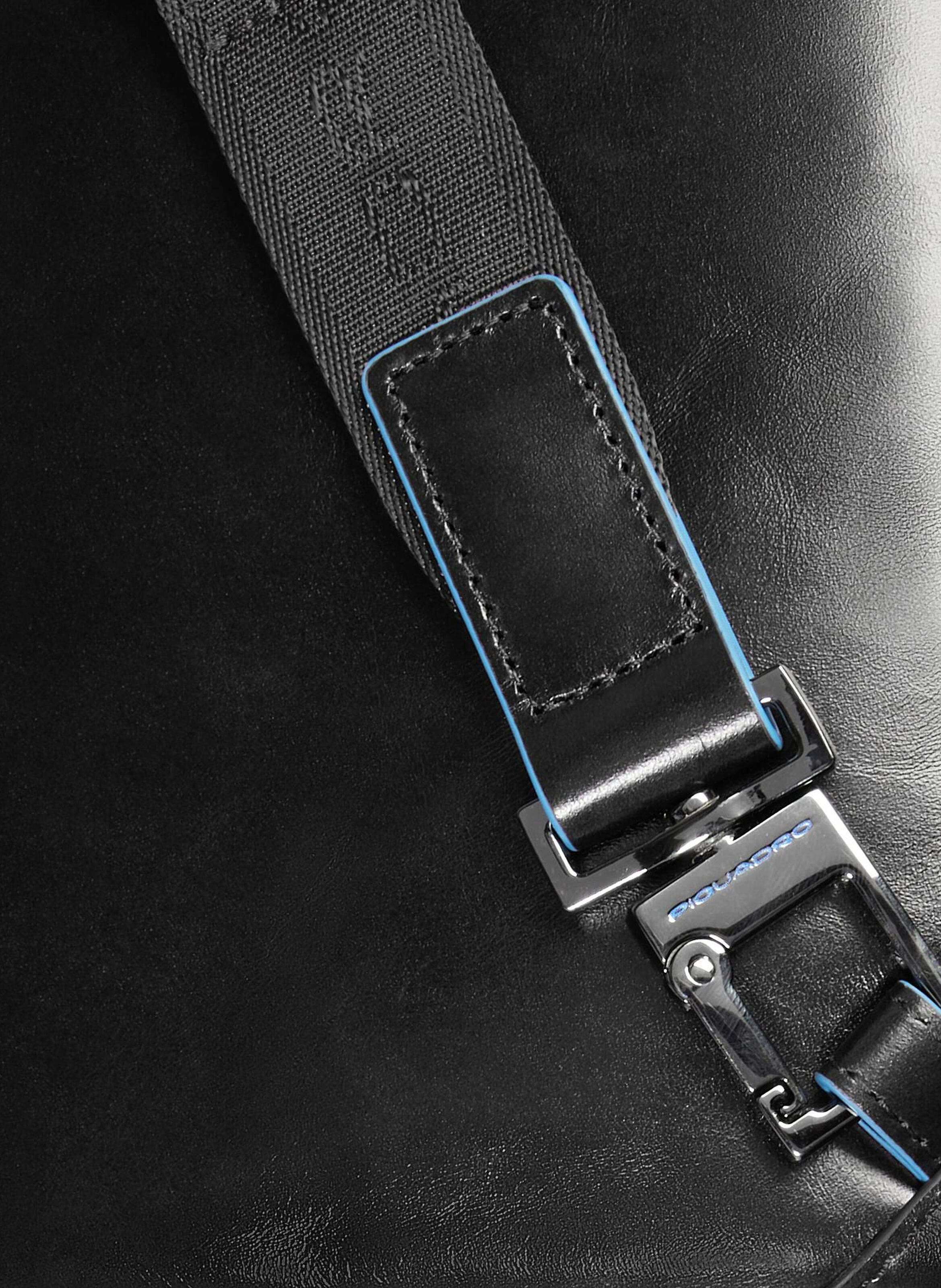 Men's crossbody bag for ipad® PIQUADRO Black