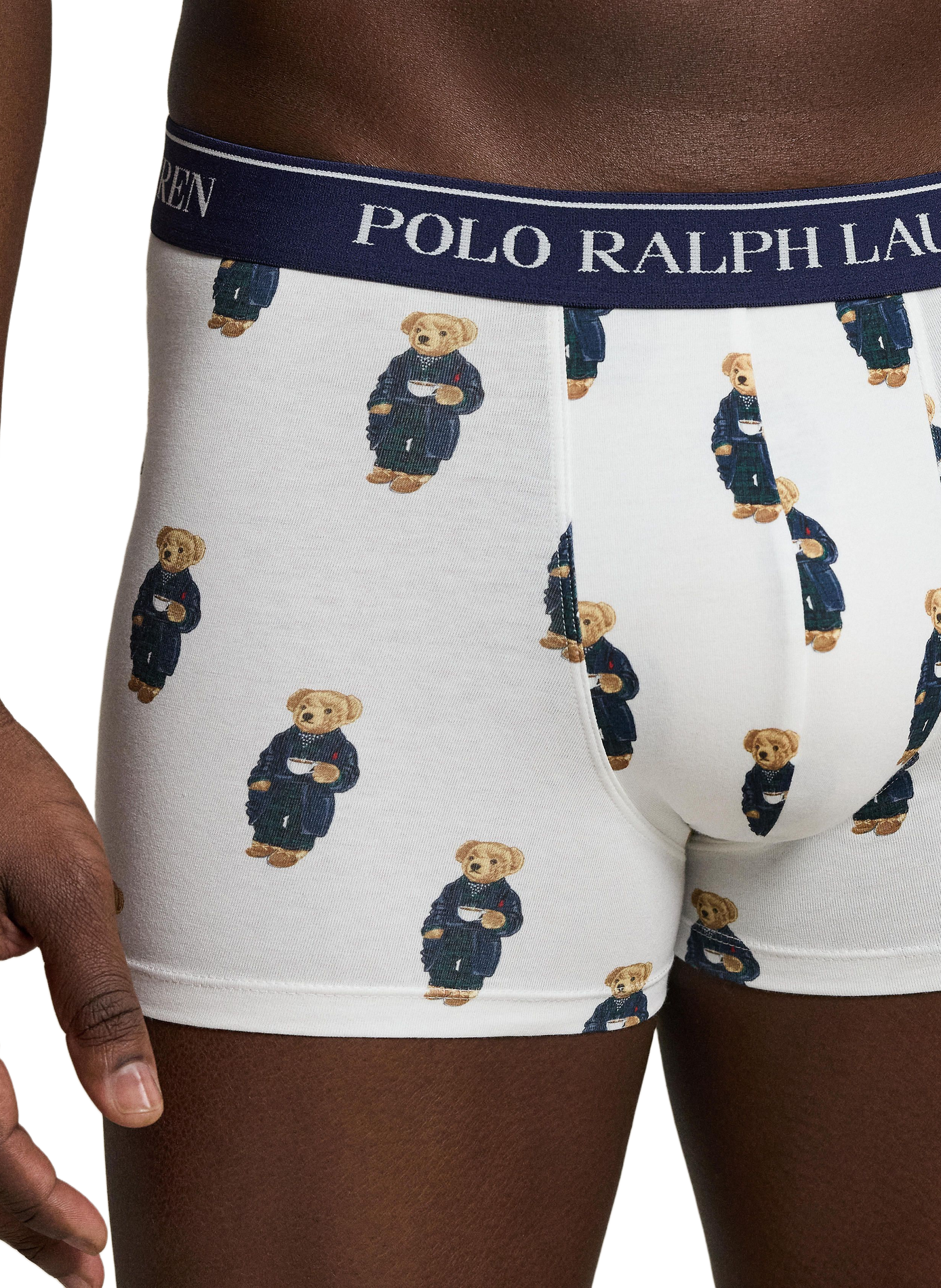 Lot de 3 boxers en coton mélangé POLO RALPH LAUREN Multicolore